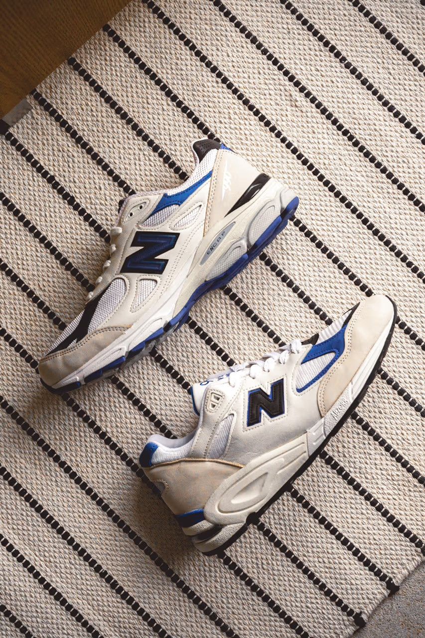 image of New Balance 990V2 Teddy Santis Shoes in Blue, Men's (Size 9.5)