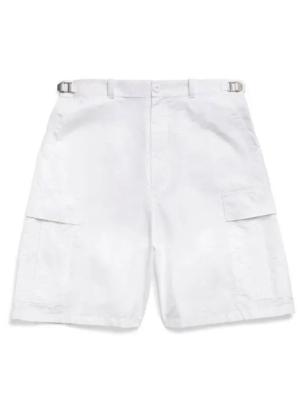 Balenciaga o1la1rc1a0226 Cargo Shorts In White Size US 36 / EU 52 - 1 Thumbnail
