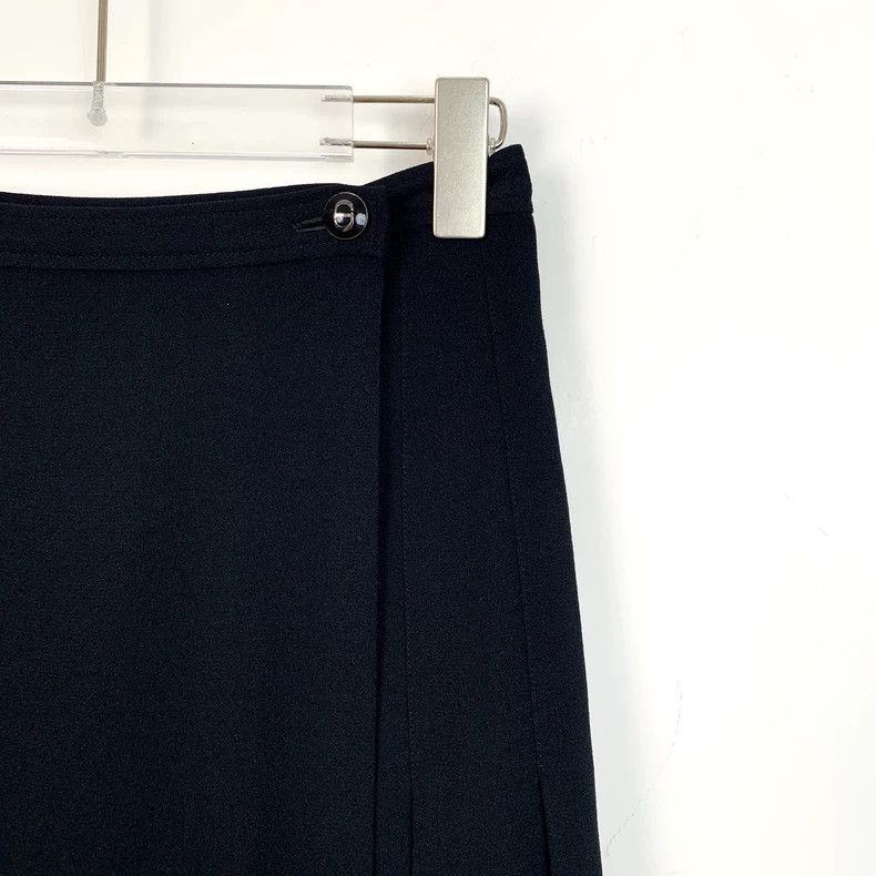 Dior Dior Black side button pleated casual short skirt Size 42" / US 20 - 3 Thumbnail
