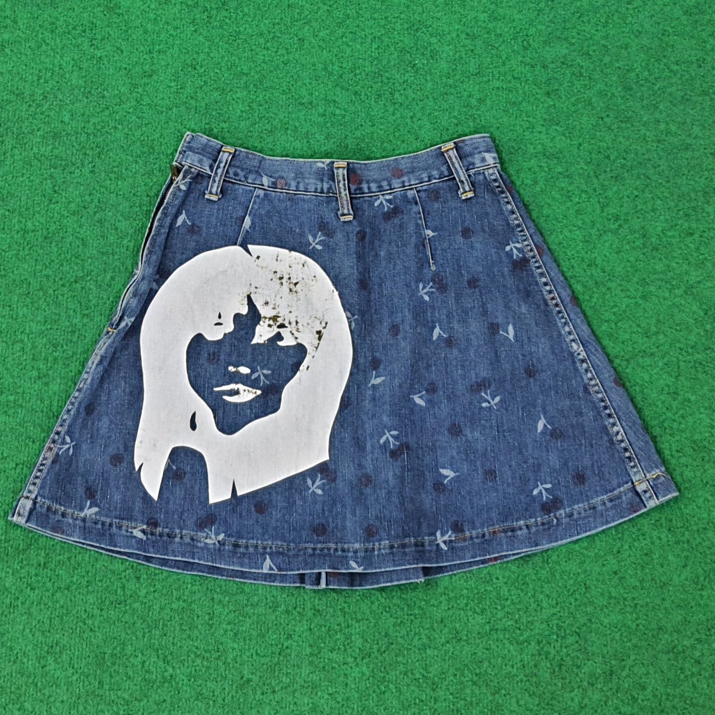 Hysteric Glamour Vintage Hysteric Glamour Custom Logo Mini Skirt C265N12 Size 24" / US 00 / IT 34 - 1 Thumbnail