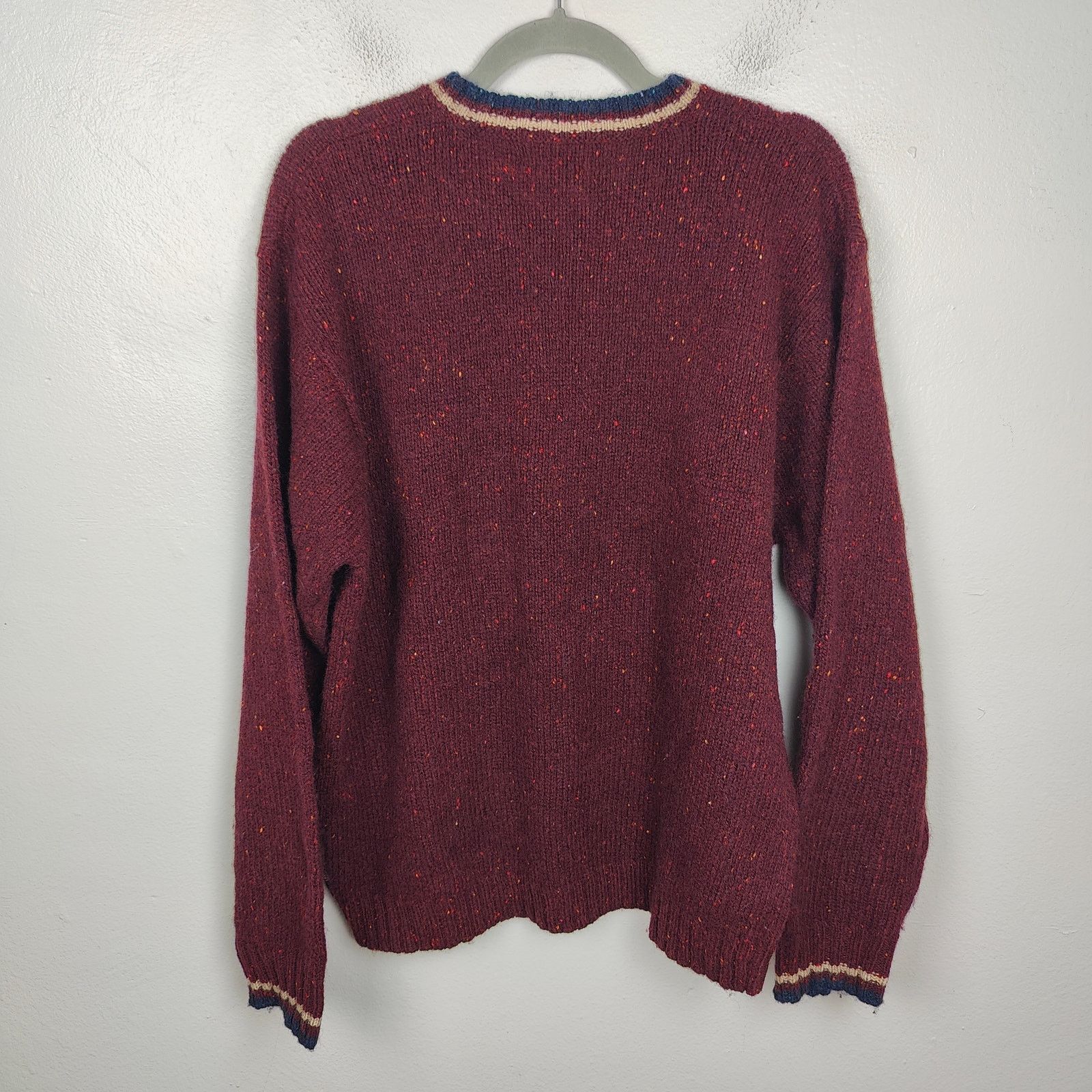 Chaps Ralph Lauren Vintage 90s Chaps Ralph Lauren Wool Sweater Mens Large Red Size US L / EU 52-54 / 3 - 6 Thumbnail