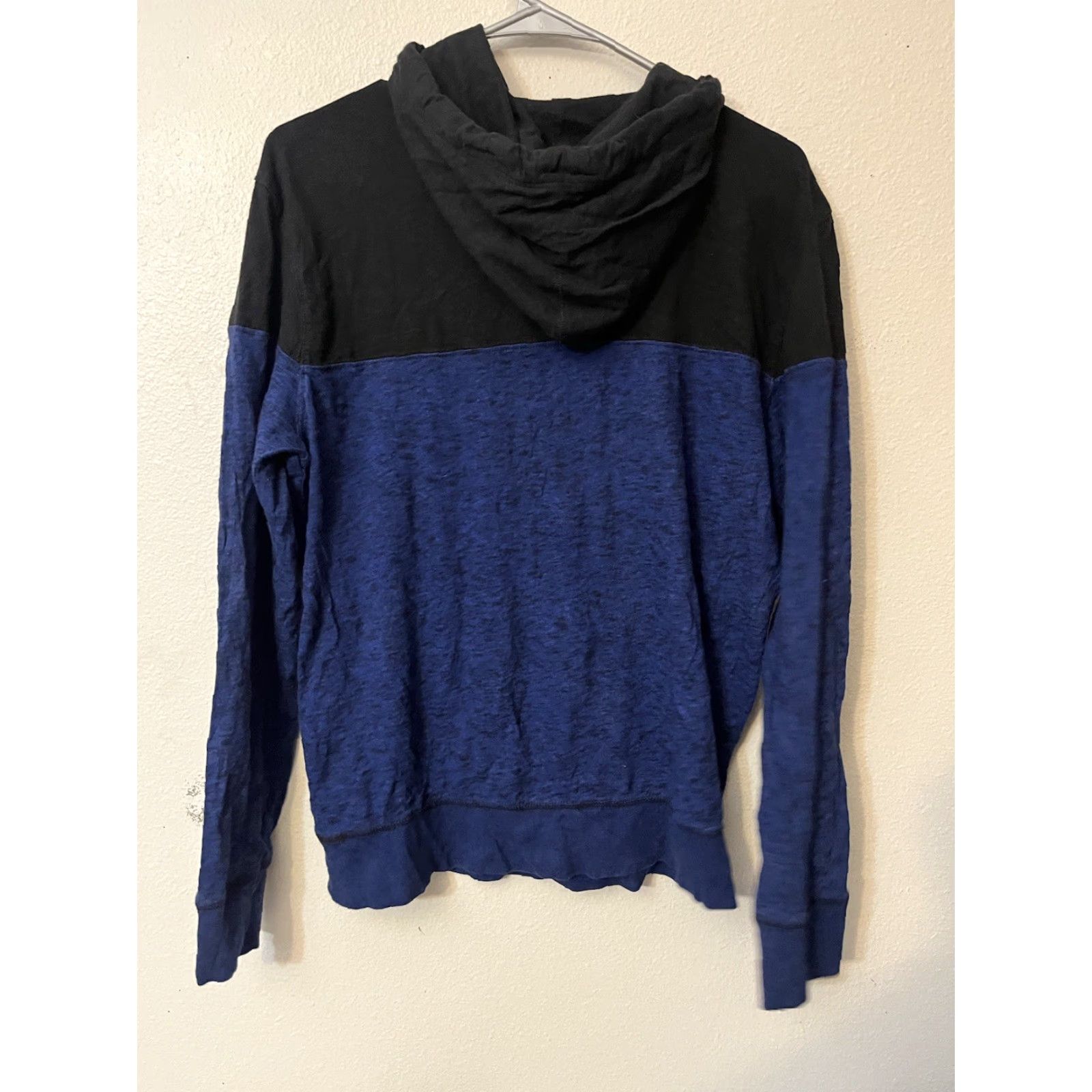 Vintage American Eagle Hoodie Mens Small Blue Black Classic Fit Pullover Sweatshirt Size US S / EU 44-46 / 1 - 3 Thumbnail