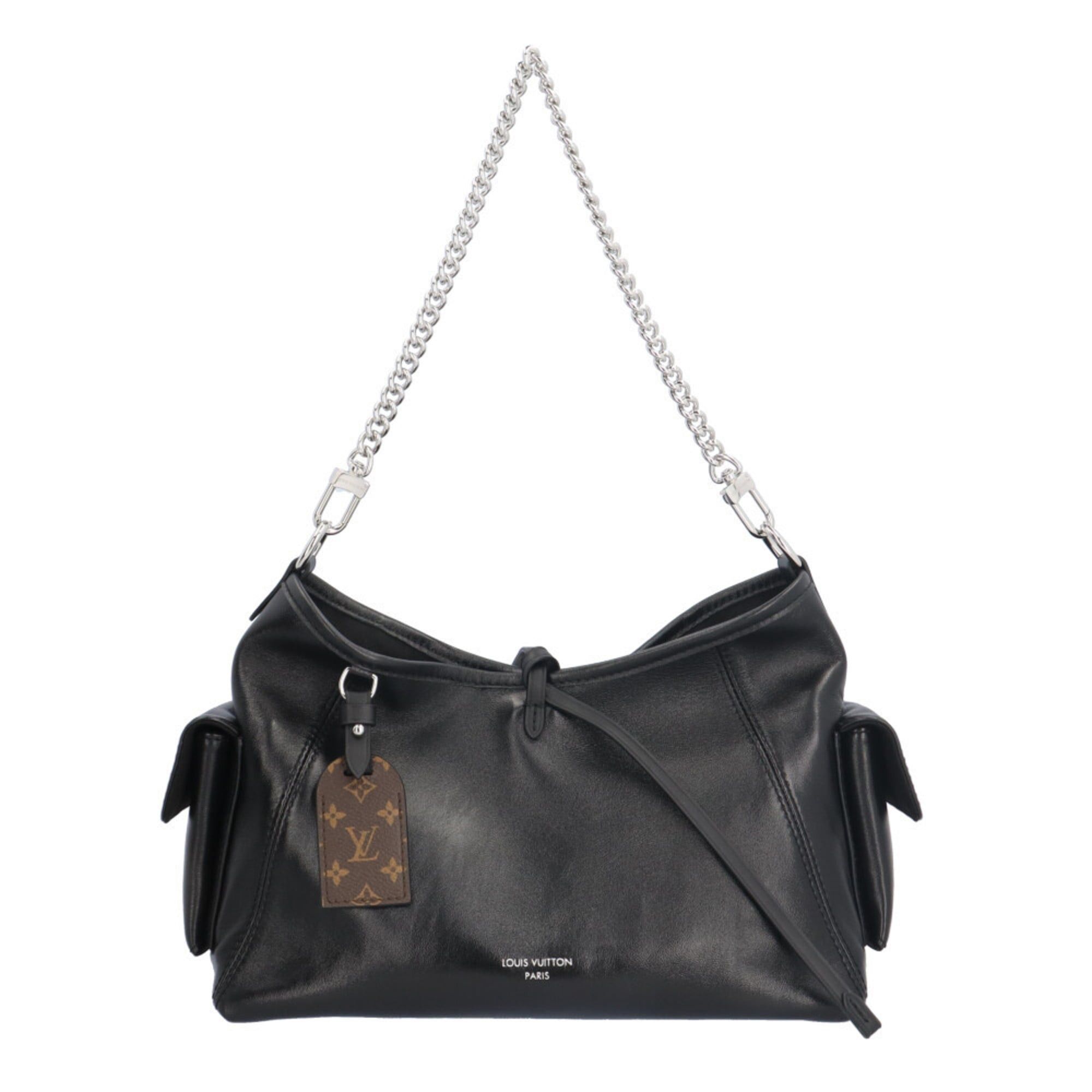 Louis Vuitton Pre-owned Louis Vuitton Carryall Cargo Vibe PM Shoulder Bag, M24861, Black, Women's, 2-Way, with Chain. Size ONE SIZE - 1 Thumbnail
