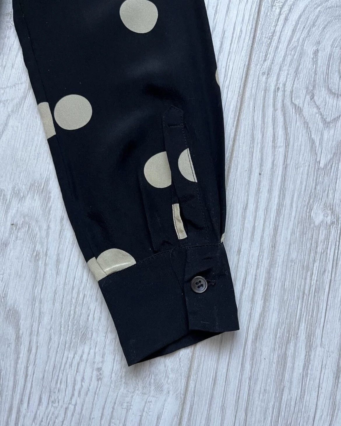 Acne Studios Acne Studios “Allowed Dots” Silk Shirt – Size 38 (US S/M) Size M / US 6-8 / IT 42-44 - 8 Thumbnail
