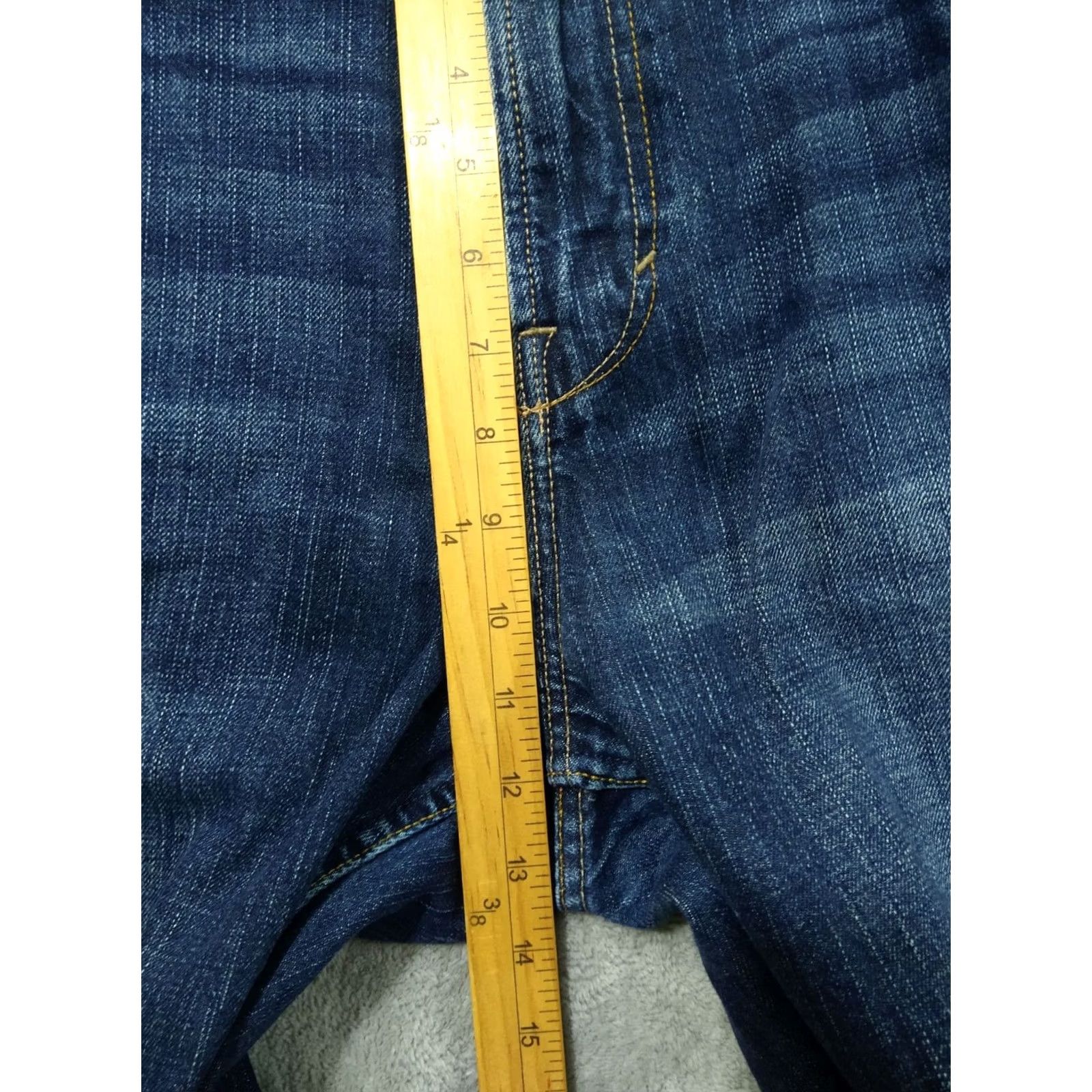American Eagle Outfitters American Eagle Jeans Mens 36x30 Blue Denim Bootcut Mid Rise Dark Wash Size US 36 / EU 52 - 4 Thumbnail