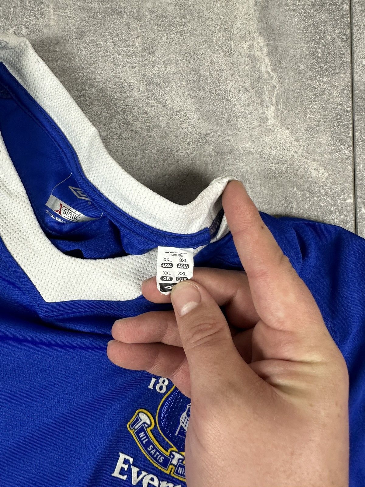 Umbro Umbro Everton Home Soccer Jersey 2004/05 Size US XXL / EU 58 / 5 - 10 Thumbnail