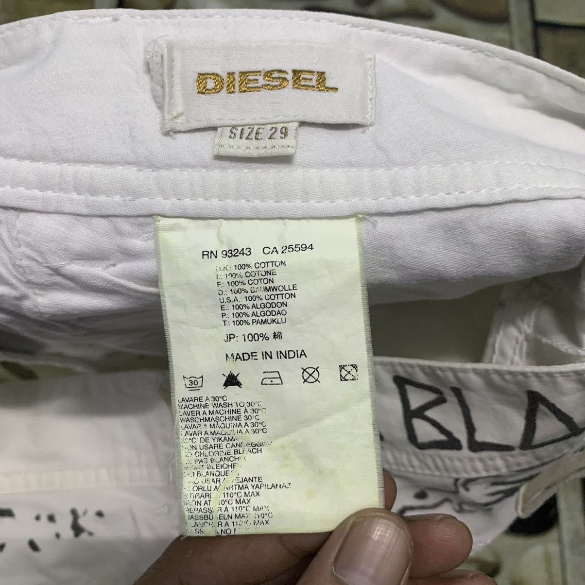 Diesel Jeans Full Printed Scuba Sealife Art Jeans