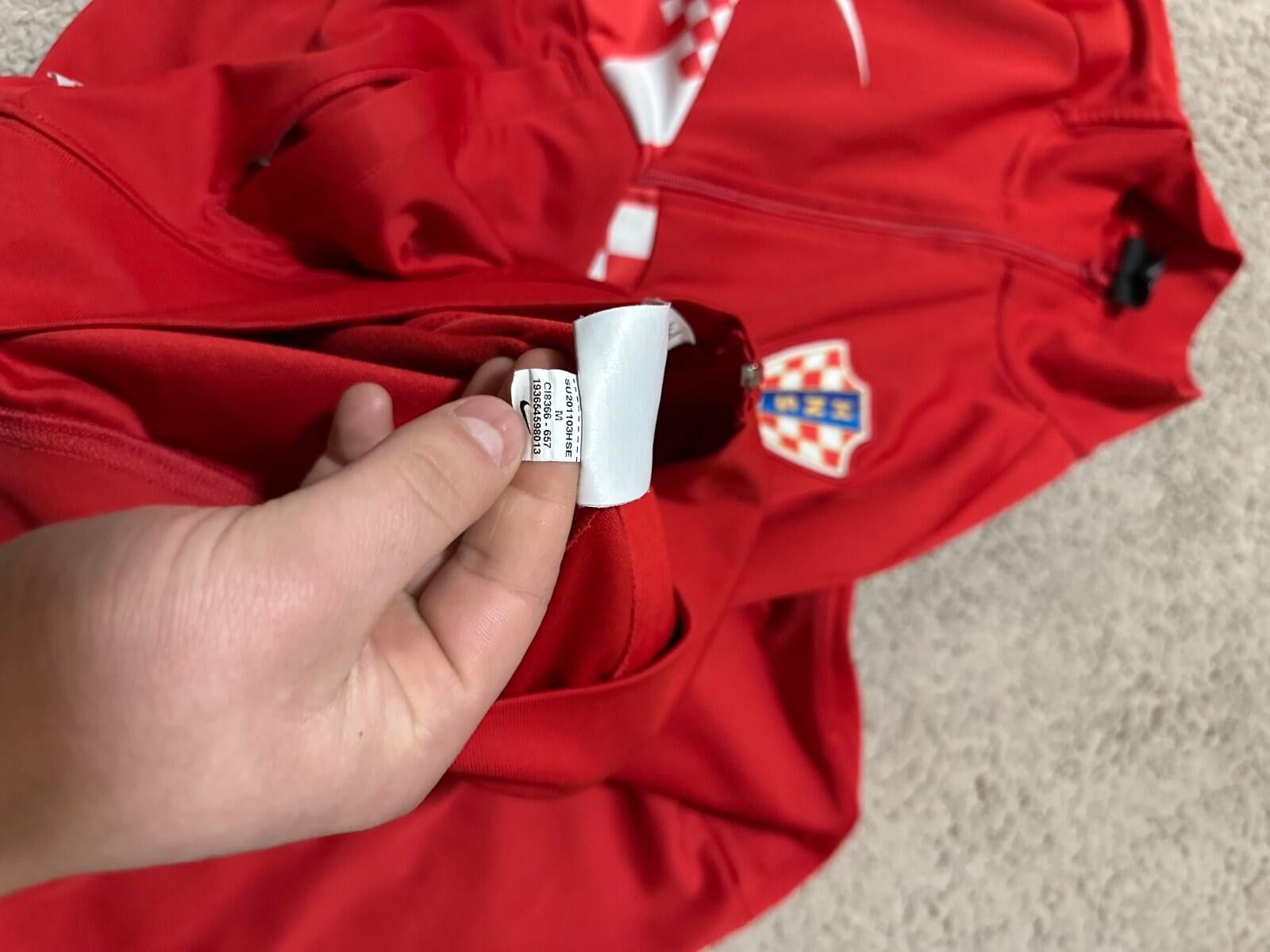 Nike Rare Croatia 2020 National Football Team Training Jacket Size US M / EU 48-50 / 2 - 8 Thumbnail
