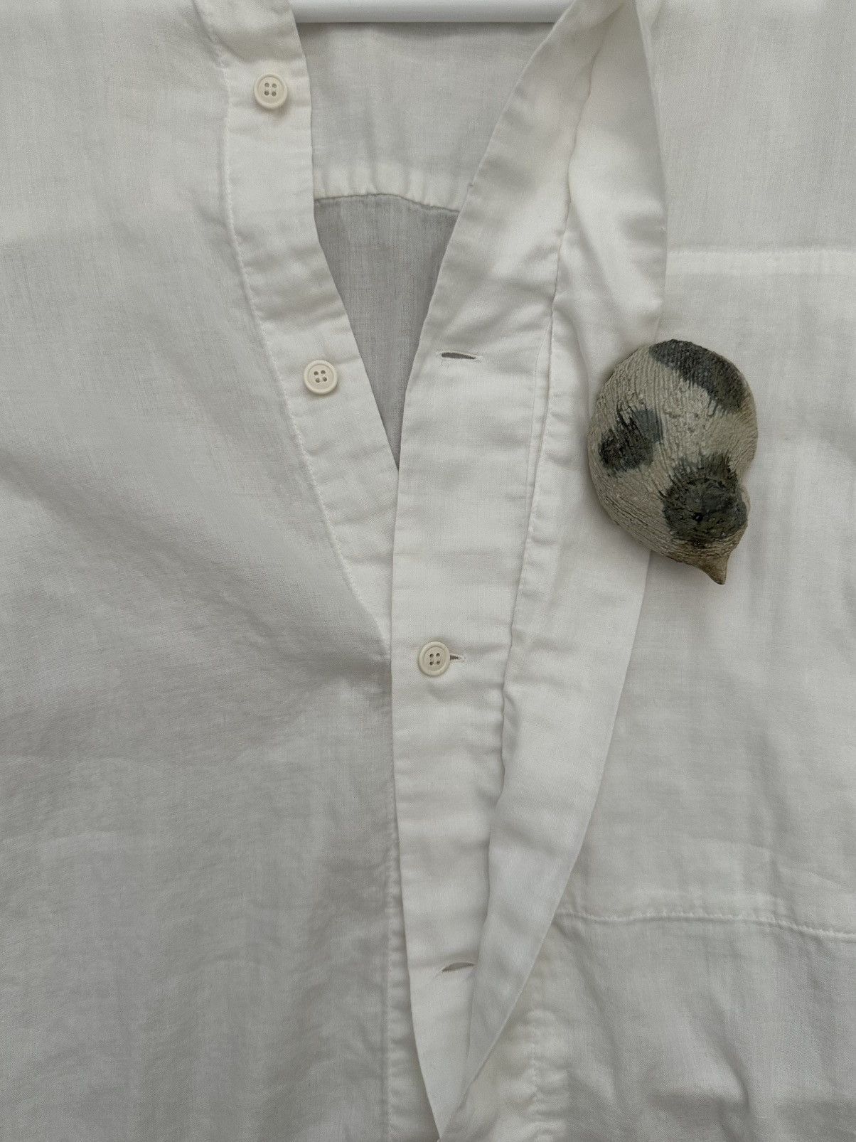 Issey Miyake Issey Miyake - 1994 Dress Shirt Size US M / EU 48-50 / 2 - 10 Thumbnail