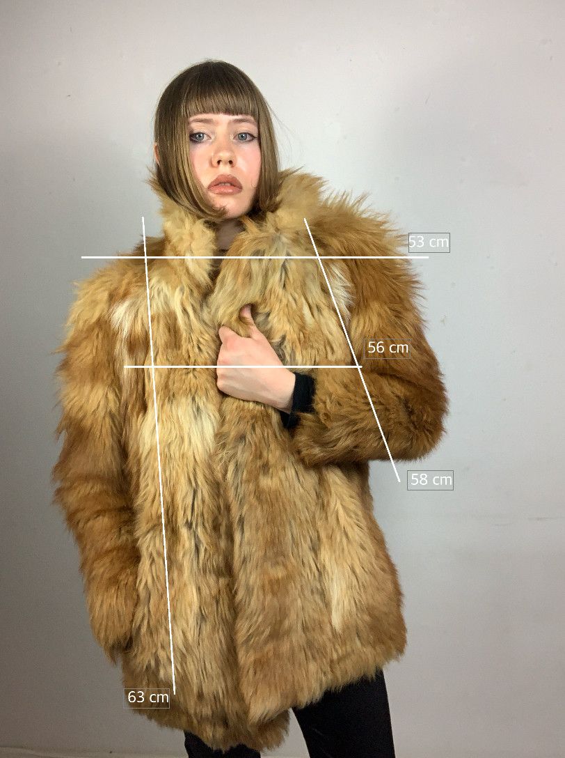 Japanese Brand fur coat indie sleaze bimbo core Size L / US 10 / IT 46 - 2 Thumbnail