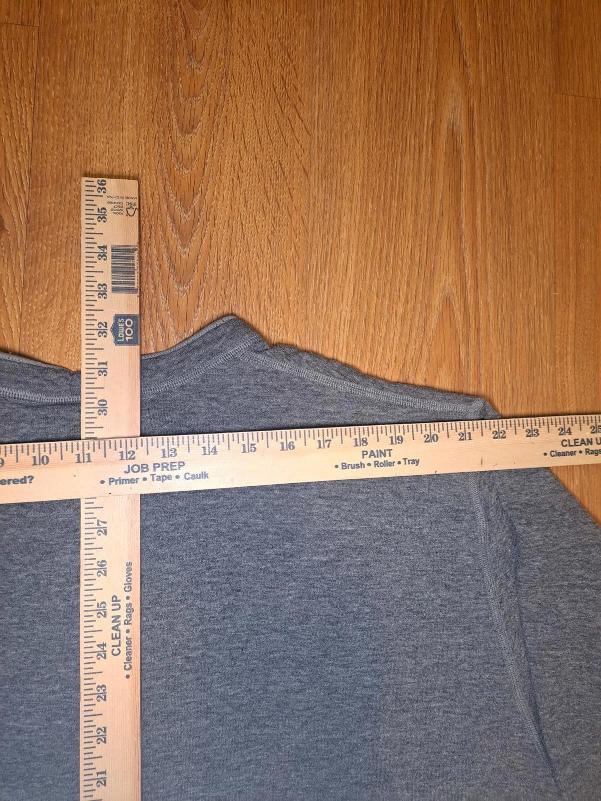 L.L. Bean LL Bean Henley Sweater Mens 2XLT Tall Gray Cotton Wool Blend Size US XXL / EU 58 / 5 - 7 Thumbnail