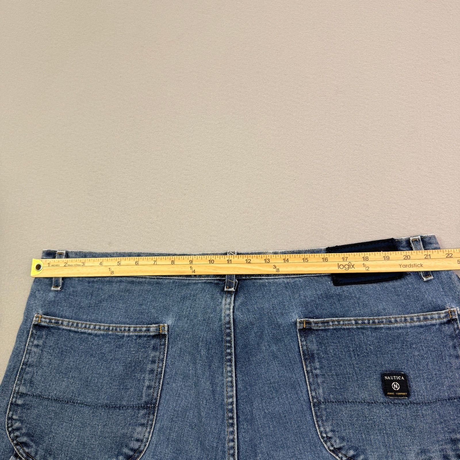 Nautica Vintage Nautica Jean Shorts 42 Blue 12" Inseam Carpenter Size US 42 / EU 58 - 9 Thumbnail