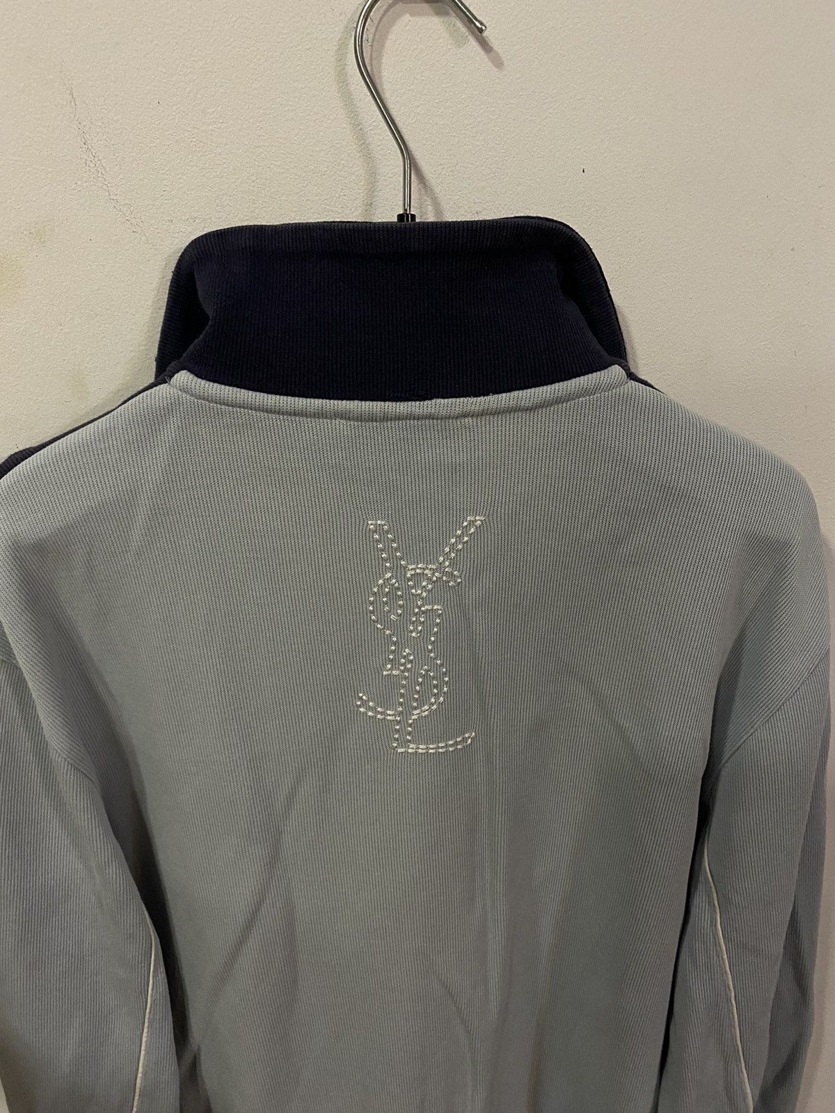 Yves Saint Laurent Blue YSL Sweatshirt Zip YSL Jacket YSL Sweater Size US M / EU 48-50 / 2 - 15 Thumbnail