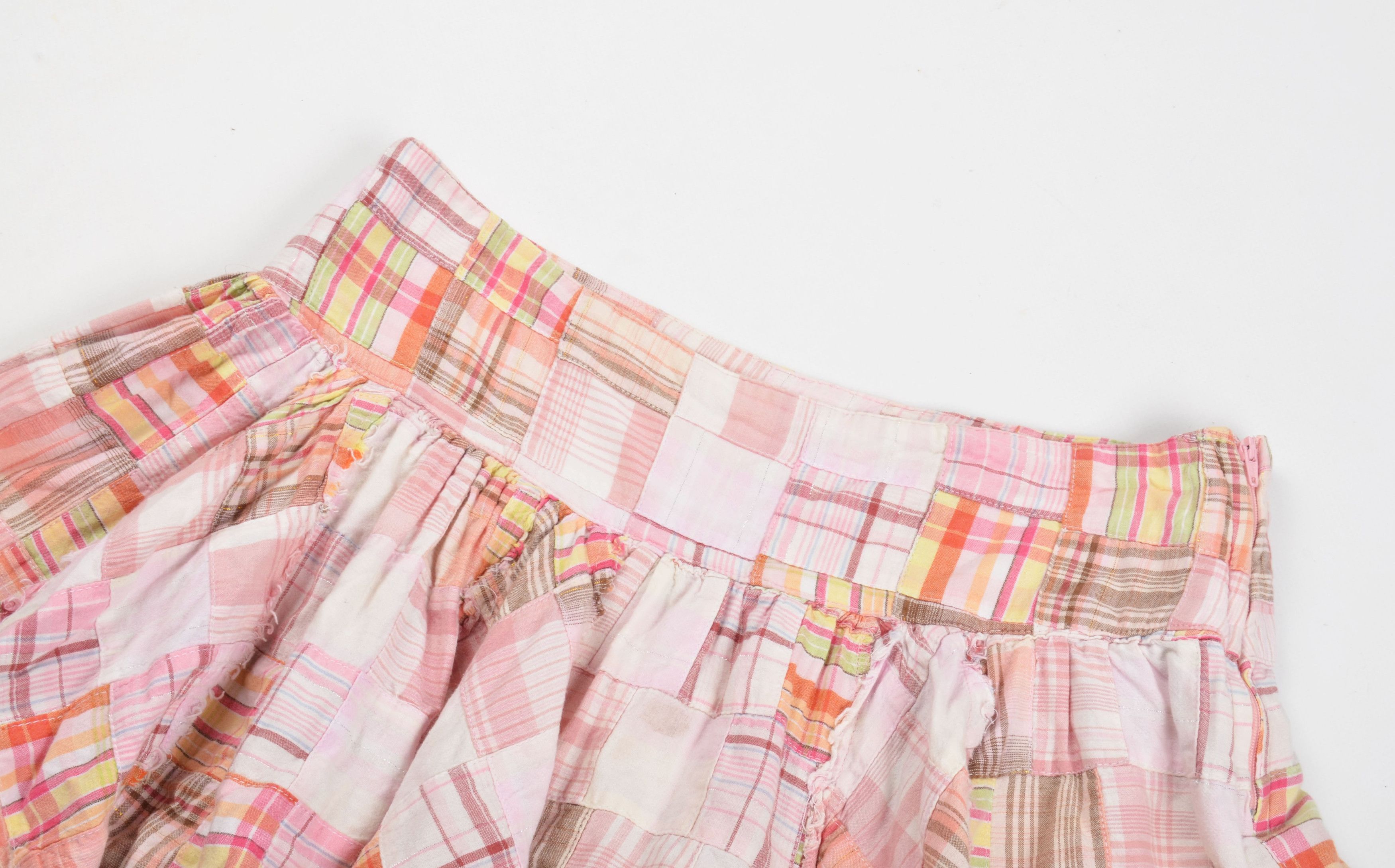Vintage Papaya Y2K Babydoll Plaid Coquette Mini Skirt Size 30" / US 8 / IT 44 - 3 Thumbnail
