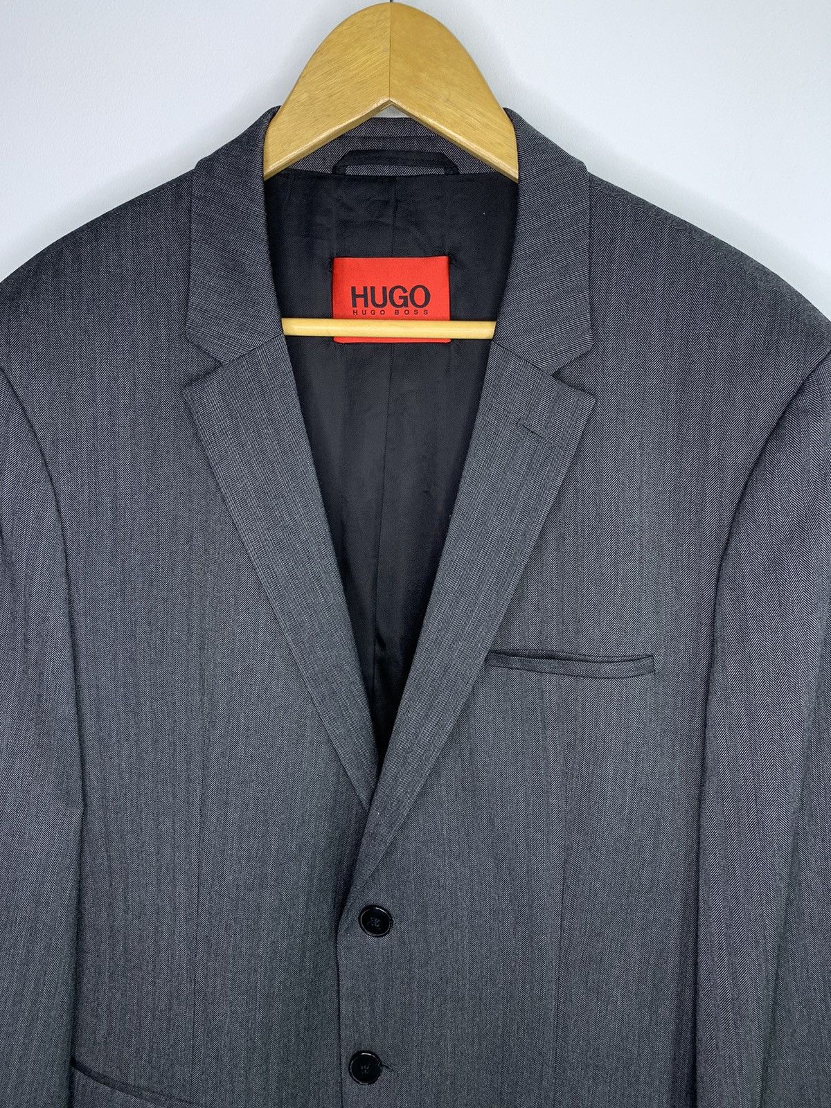 Hugo Boss Hugo Boss Extra Slim Soft Constructed Grey Suit 52 Size Size 42R - 5 Thumbnail
