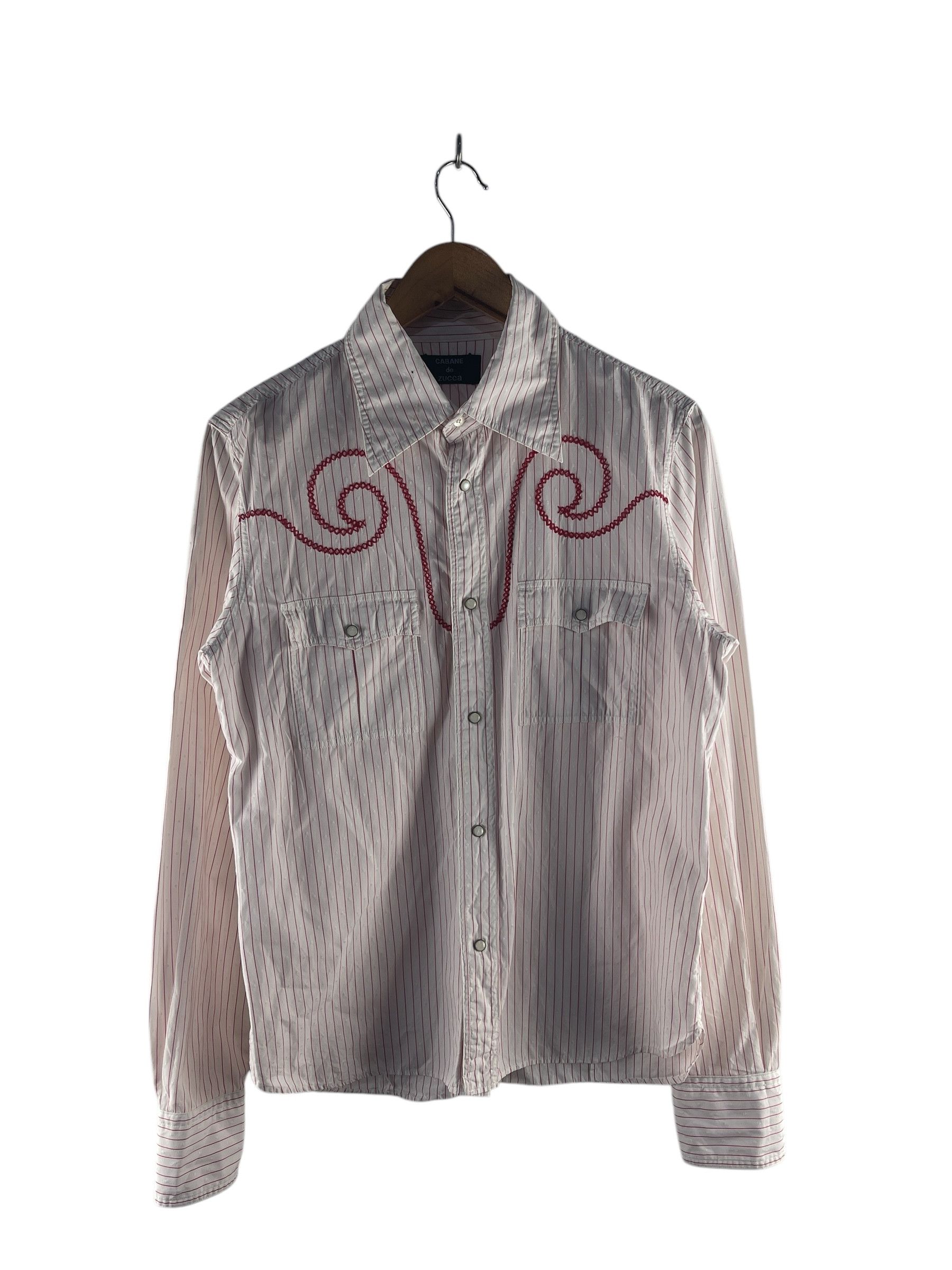 Vintage Cabane De Zucca Western Snap Up Shirt