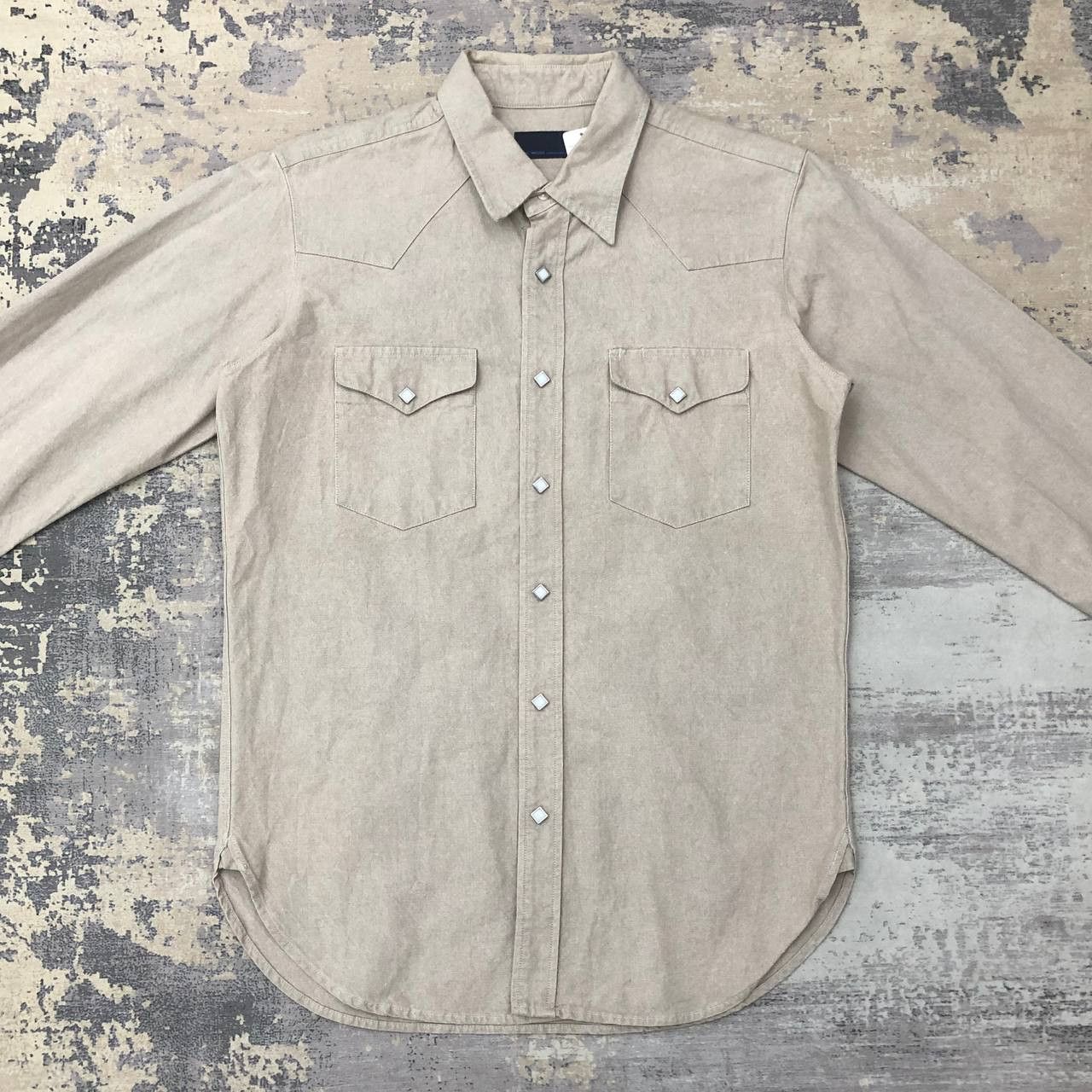 Tomorrowland T484 JAPAN BLUE WORK x TOMORROWLAND WESTERN SHIRTS Size US L / EU 52-54 / 3 - 4 Thumbnail