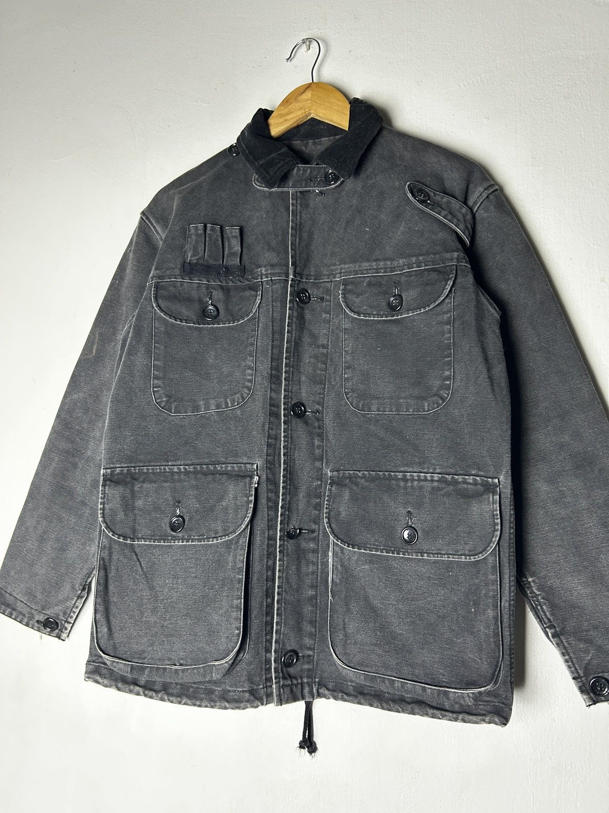 Japanese Brand Vintage BLACK SIGN japan chore multi pocket jacket kapital Size US S / EU 44-46 / 1 - 2 Thumbnail