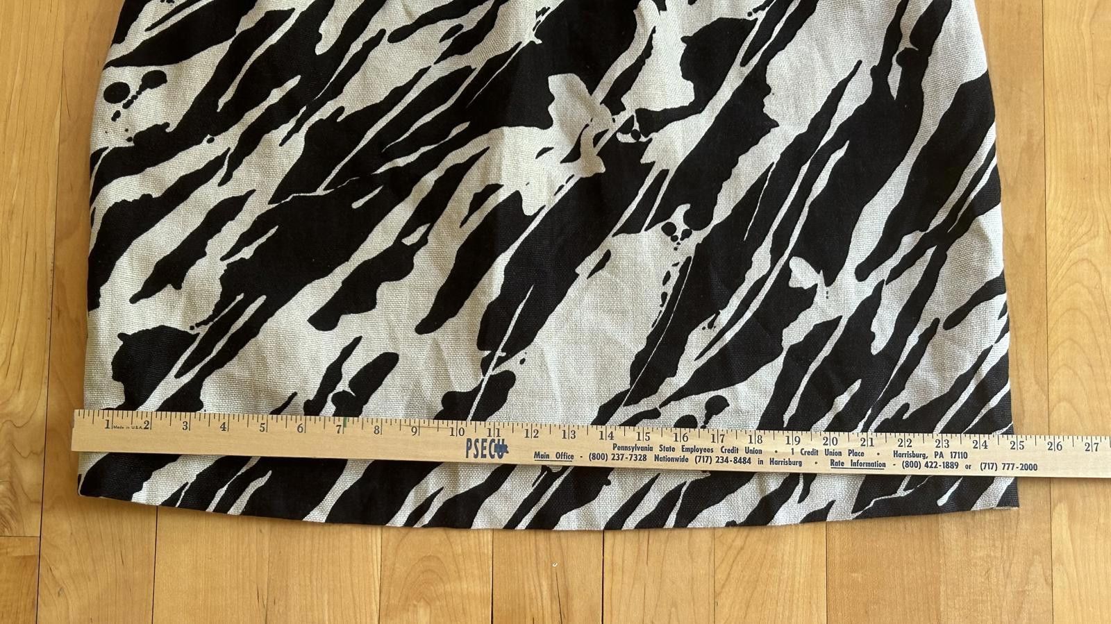 Michael Kors Michael Kors plus size 16 A-Line Dress Black & White Print Size XL / US 12-14 / IT 48-50 - 7 Thumbnail