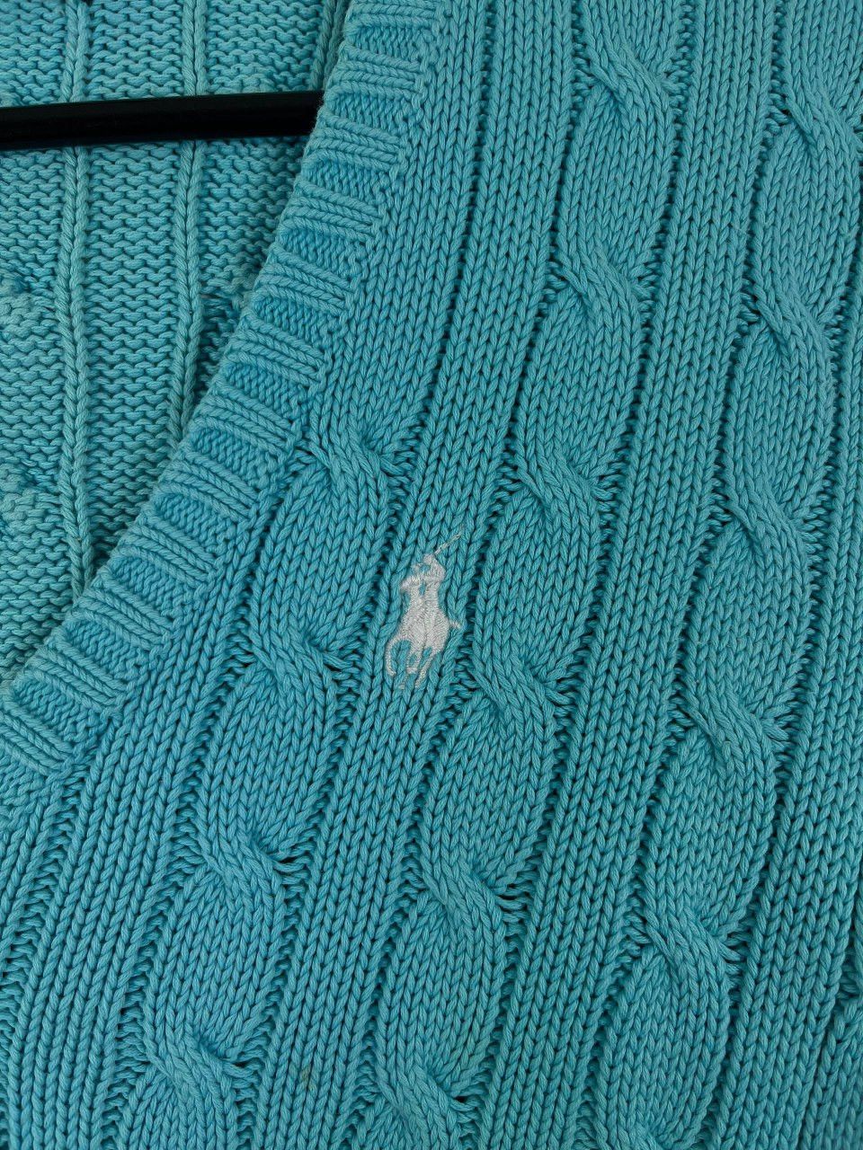 Ralph Lauren Sport Ralph Lauren Sport Sweater Blue V-Neck Jumper W omenSize S Size S / US 4 / IT 40 - 2 Thumbnail