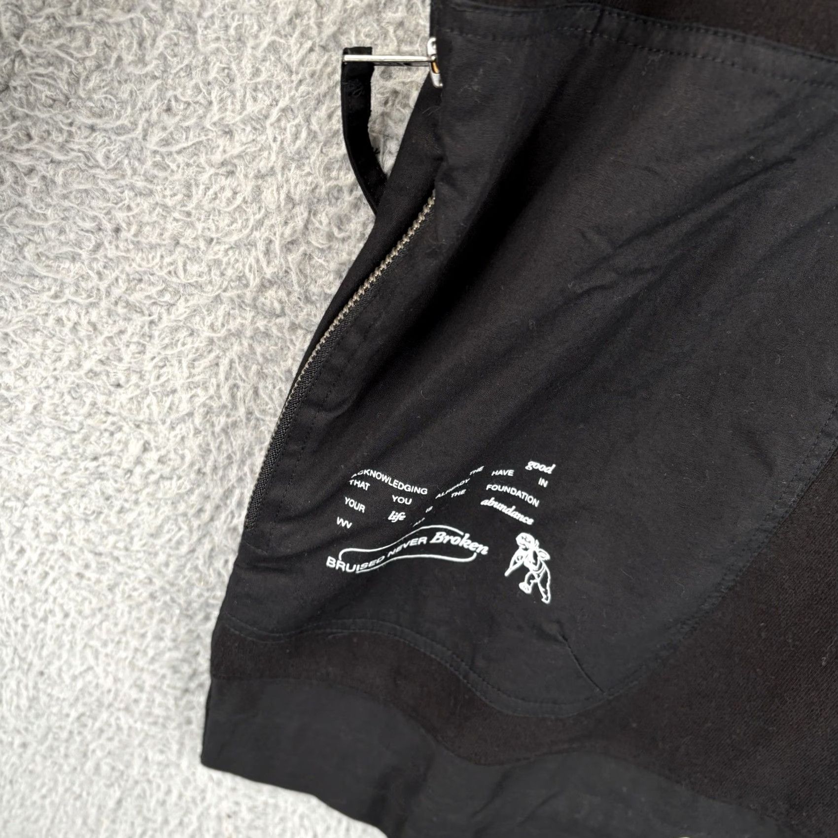 Prps PRPS Sweatshirt Mens Small Black Drawstring Waist Zip Pocket Street MSRP 198 Size US S / EU 44-46 / 1 - 4 Thumbnail