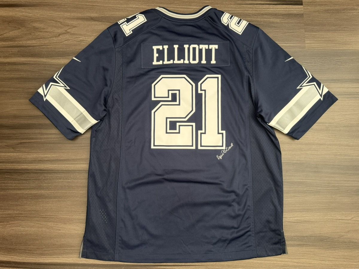 Nike Dallas Cowboys Ezekiel Elliot #21 NFL On Field Home Jersey Size US XL / EU 56 / 4 - 7 Thumbnail
