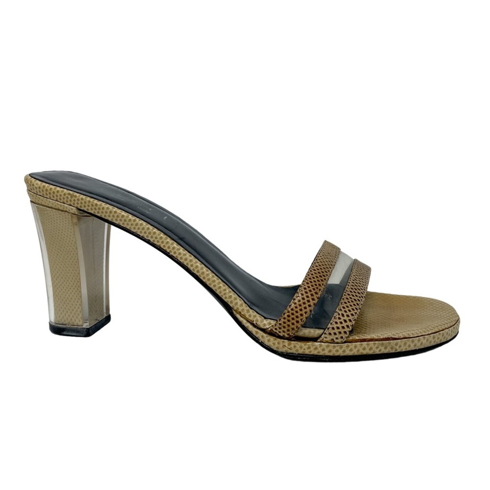 Gucci Gucci Vintage PVC Block Heel 90s/Y2K Slide Sandals size 7.5 Size US 7.5 / IT 37.5 - 10 Thumbnail
