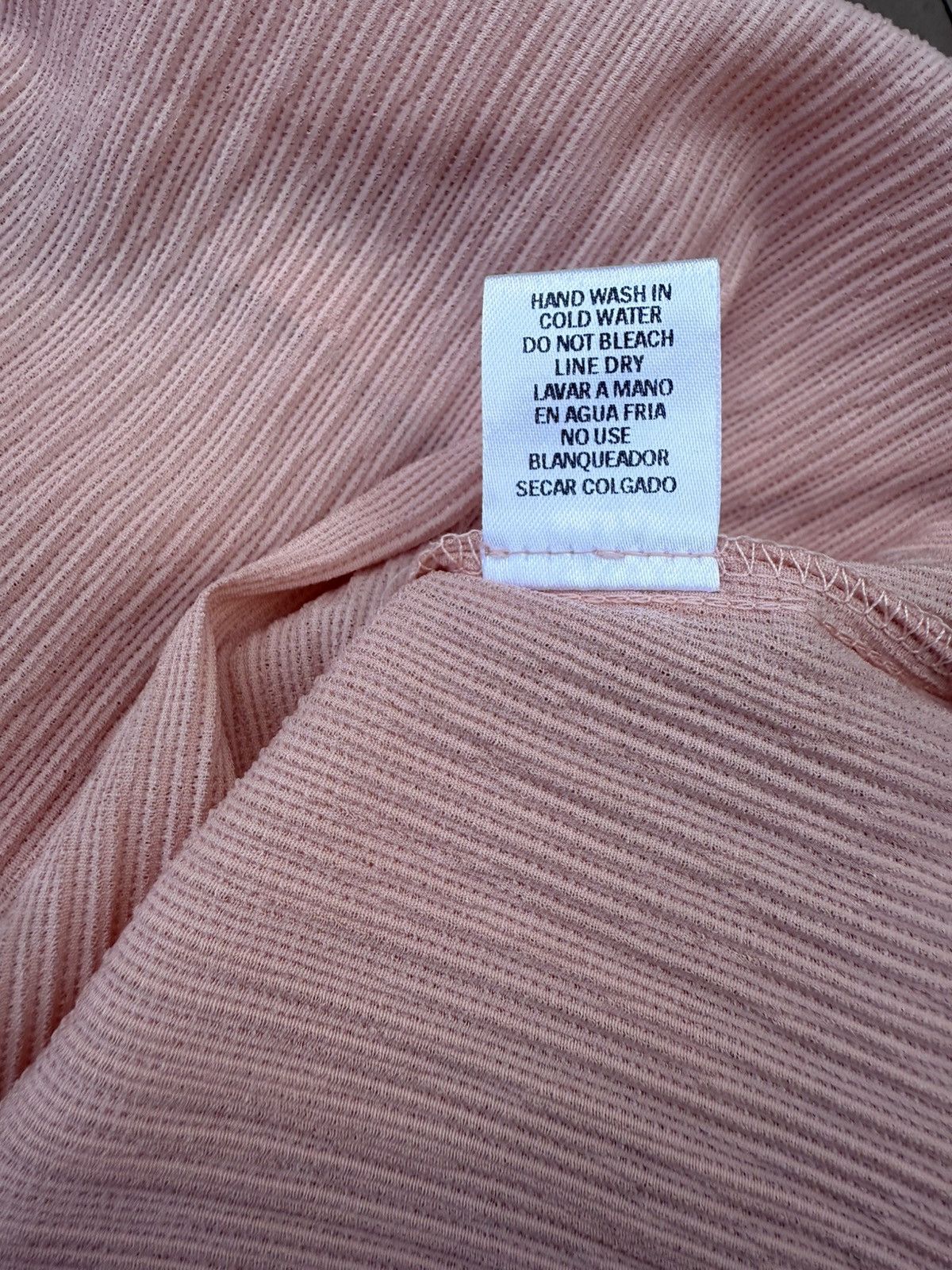 Other Entro Blouse Knotted Front Tie Blush Pale Pink Bell Sleeve Size S / US 4 / IT 40 - 9 Thumbnail