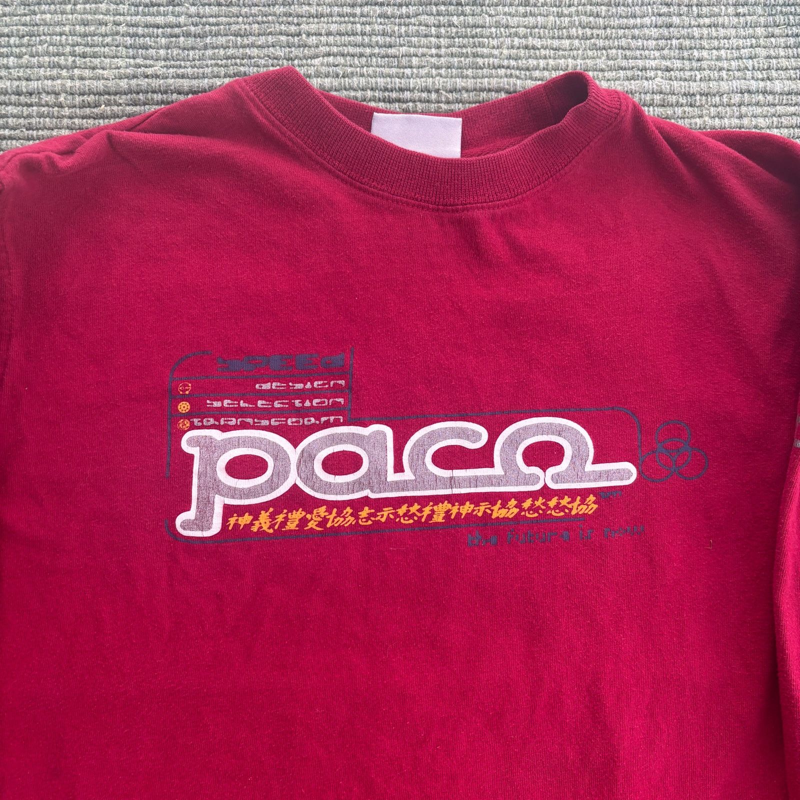 Vintage Vintage late 90s/Y2K paco red long sleeve youth tee shirt M Size M / US 6-8 / IT 42-44 - 2 Thumbnail