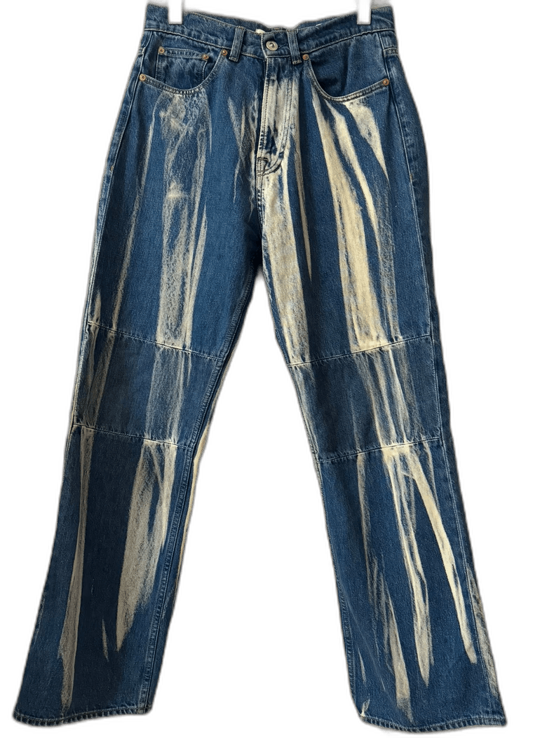 Our Legacy Our Legacy Blue White Paint Pants-yf Size US 28 / EU 44 - 1 Thumbnail