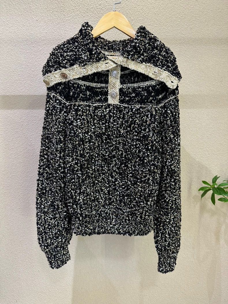 Chanel Chanel Egyptian series black and gold sweater Size XXS / US 00 / IT 34 - 1 Thumbnail