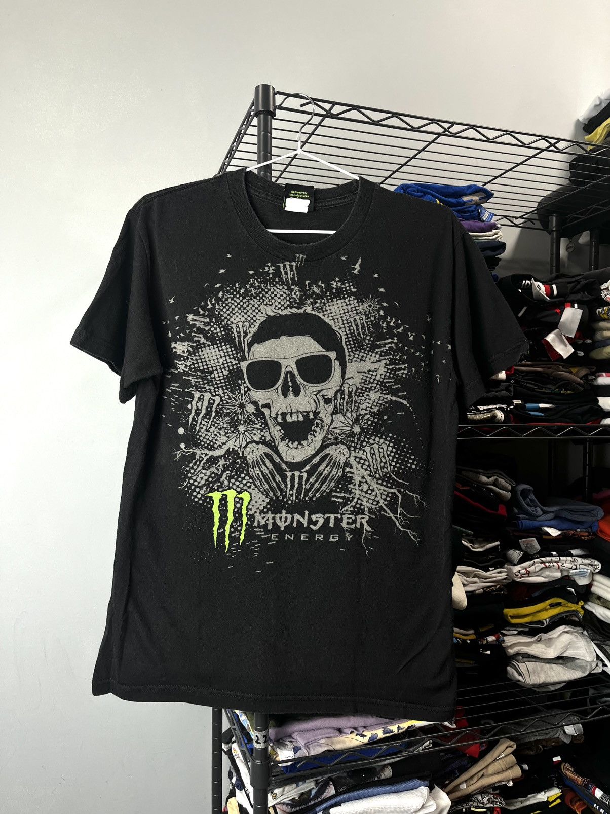 Vintage Vintage Monster Energy Scull T Shirt Red Bull Racing Size US S / EU 44-46 / 1 - 1 Thumbnail