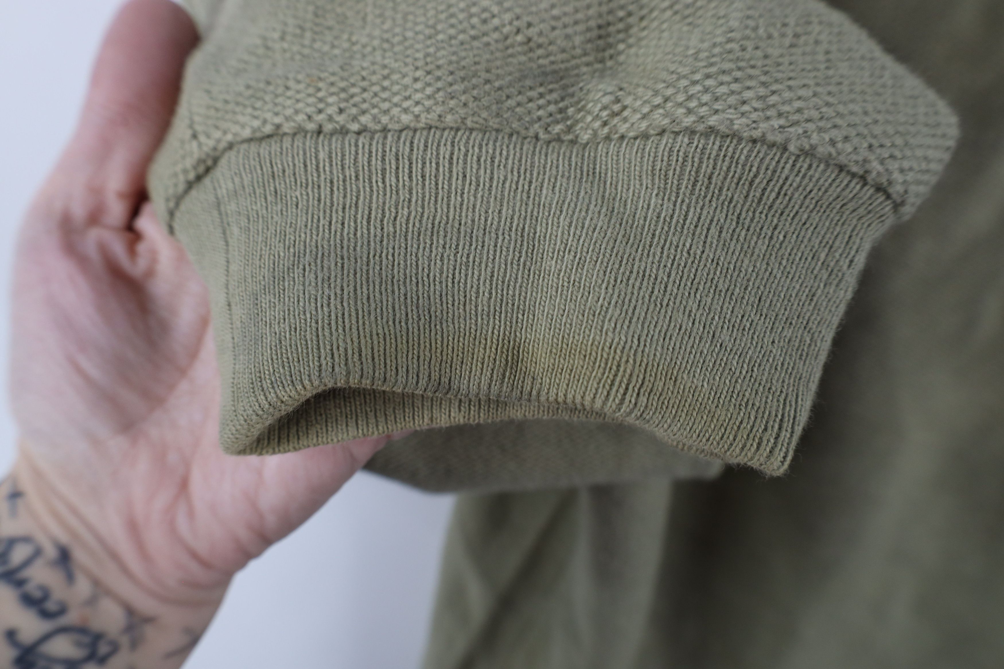 Lands' End × Vintage Vintage 90s Lands End Blank Thermal Waffle Knit Sweater USA Size US L / EU 52-54 / 3 - 9 Thumbnail