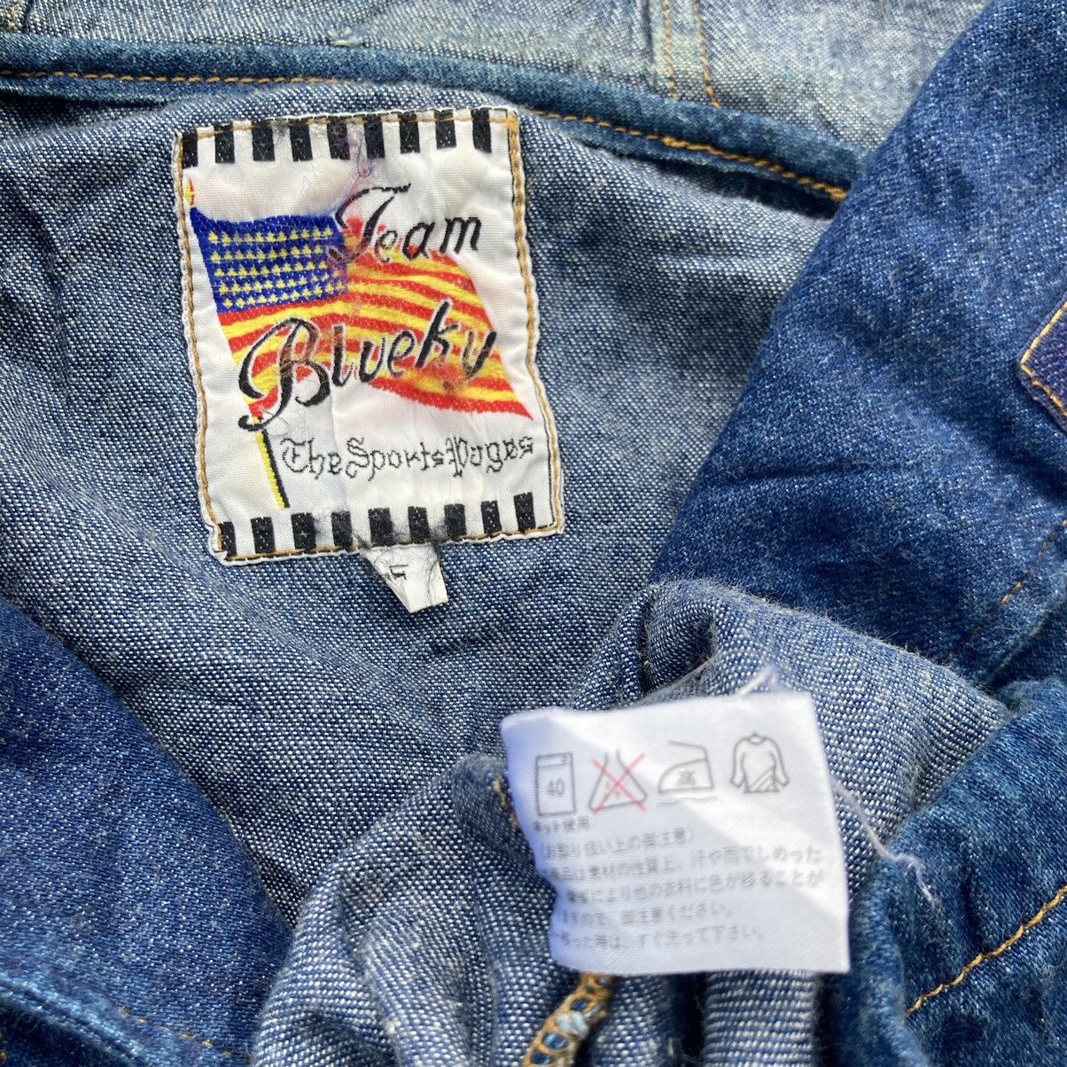 Japanese Brand TEAM BLUEKY DENIM ANORAK Size US L / EU 52-54 / 3 - 8 Thumbnail