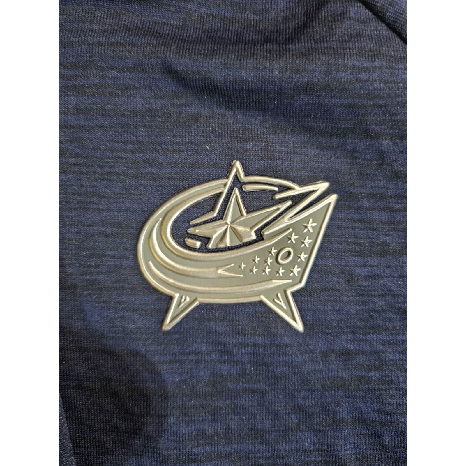 Vintage Fanatics Columbus Blue Jackets NHL Hooded Sweatshirt Navy Blue M Sports Apparel Womens Regular Size Med Size M / US 6-8 / IT 42-44 - 4 Thumbnail