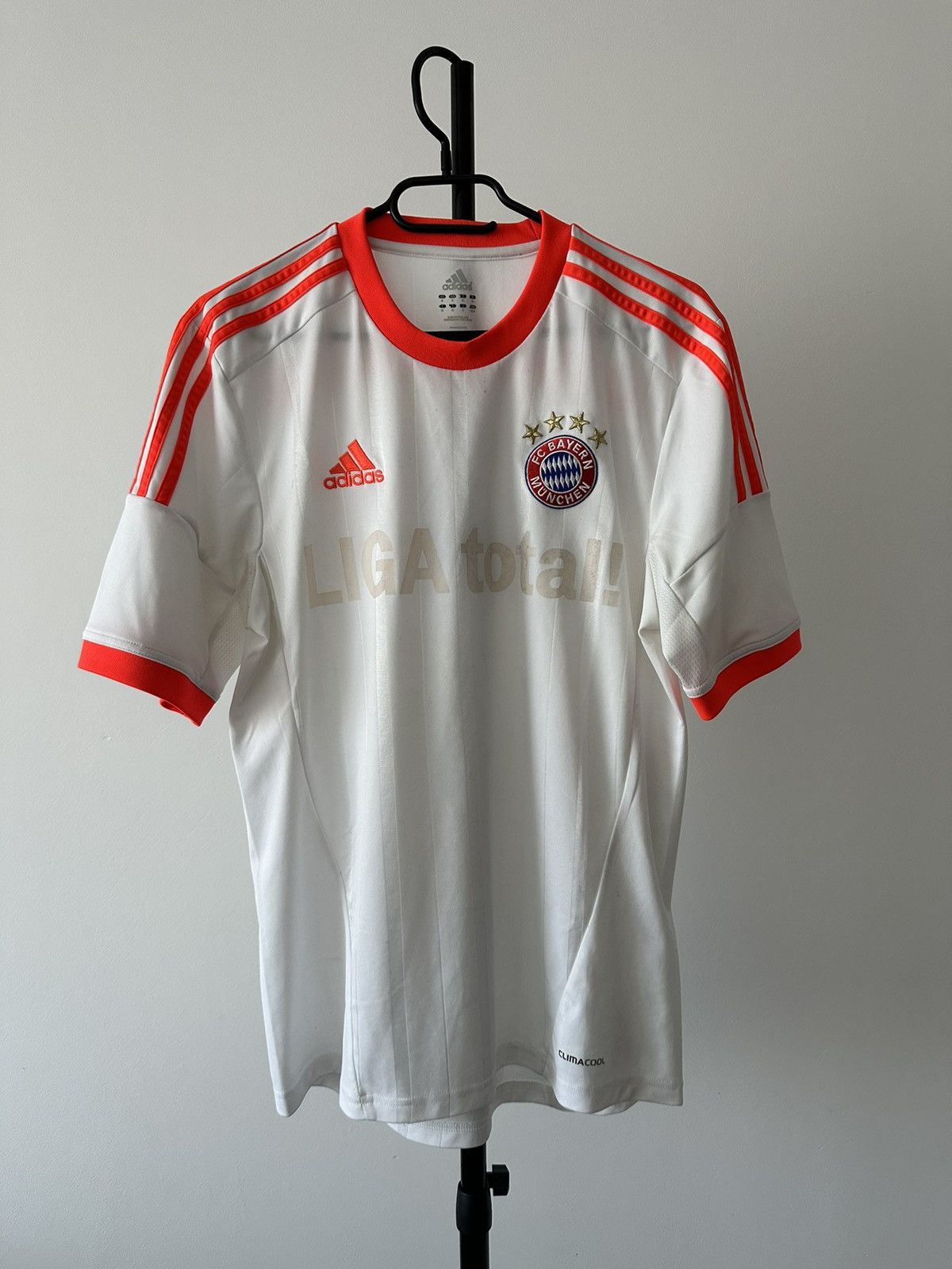 Adidas 2012 adidas Bayern Munich Munchen away soccer jersey Size US M / EU 48-50 / 2 - 1 Thumbnail