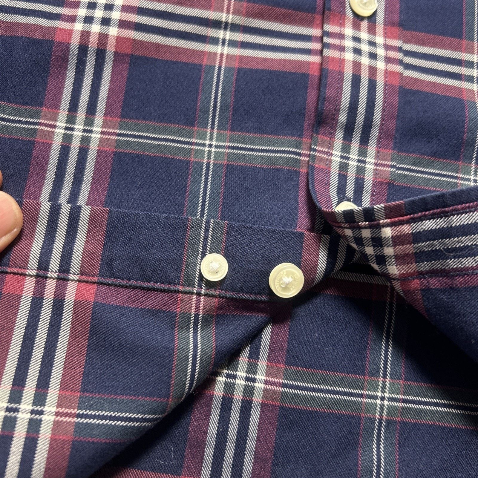 Brooks Brothers Brooks Brothers Flannel Button Shirt Medium Pocket Oxford Size US M / EU 48-50 / 2 - 6 Thumbnail