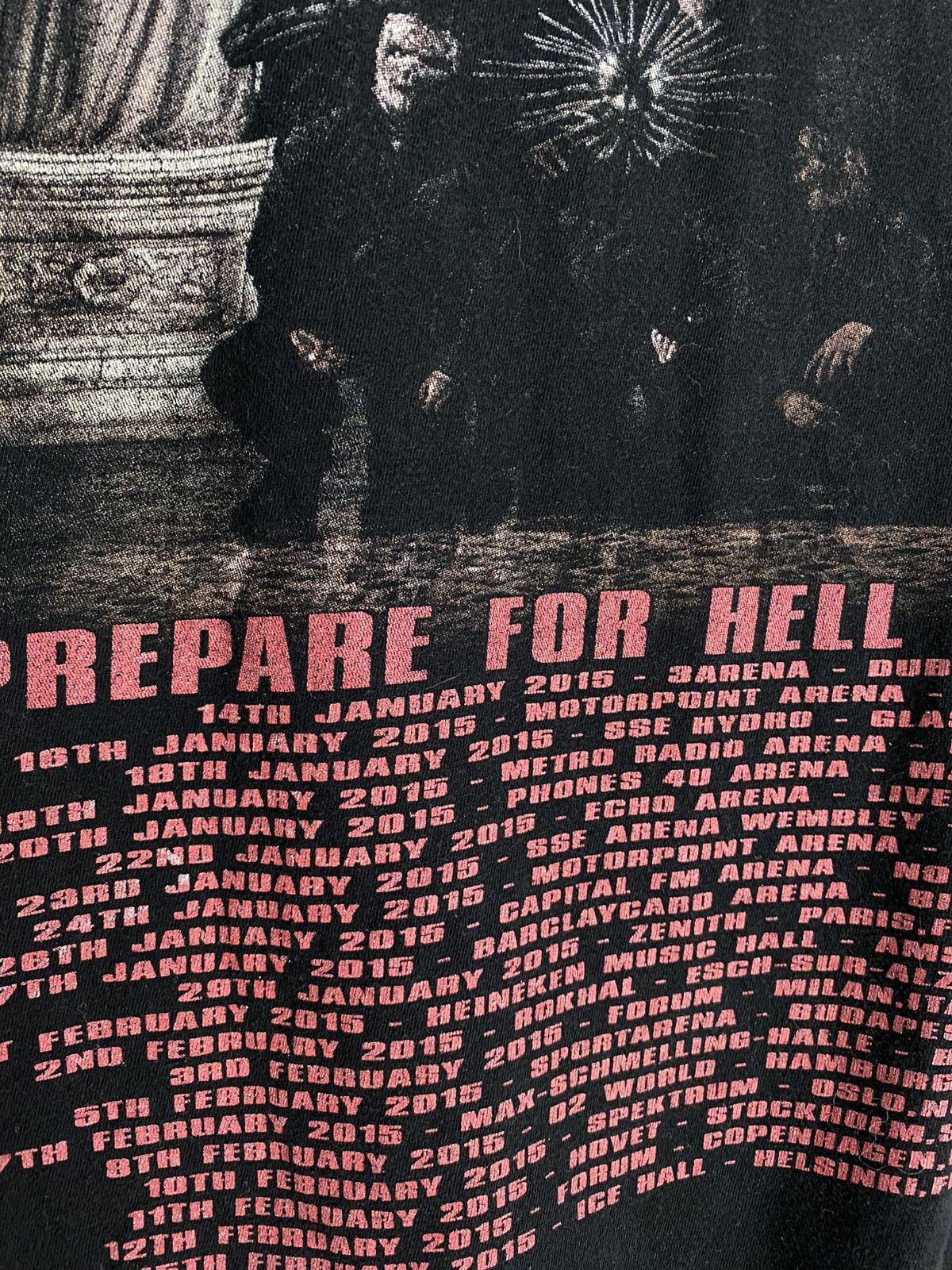 Band Tees Slipknot Prepare For Hell Tour 2015 tee metal rock band tees Size US L / EU 52-54 / 3 - 3 Thumbnail