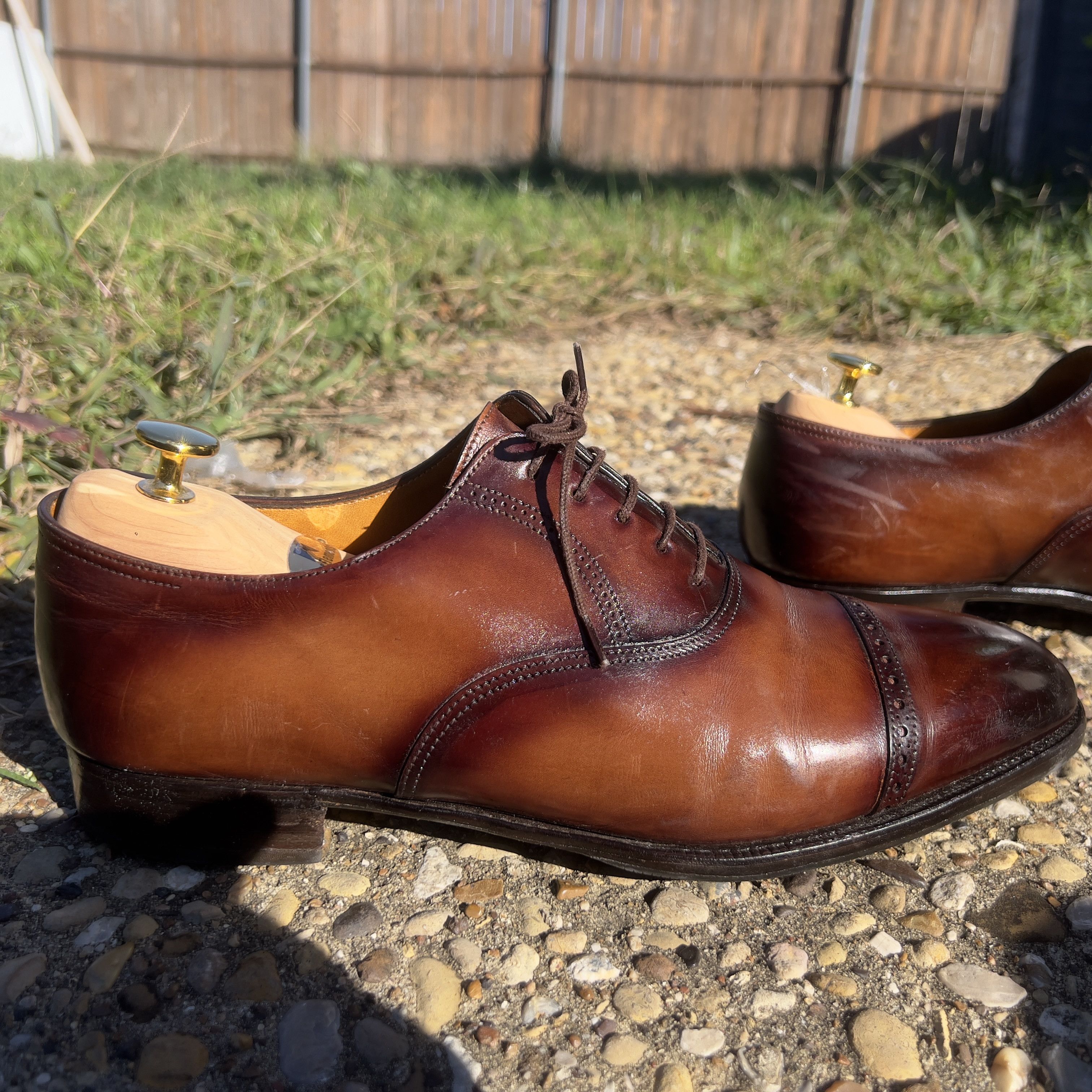 John Lobb John Lobb philip II half brogue cap toe oxford 10.5 us Size US 10.5 / EU 43-44 - 6 Thumbnail