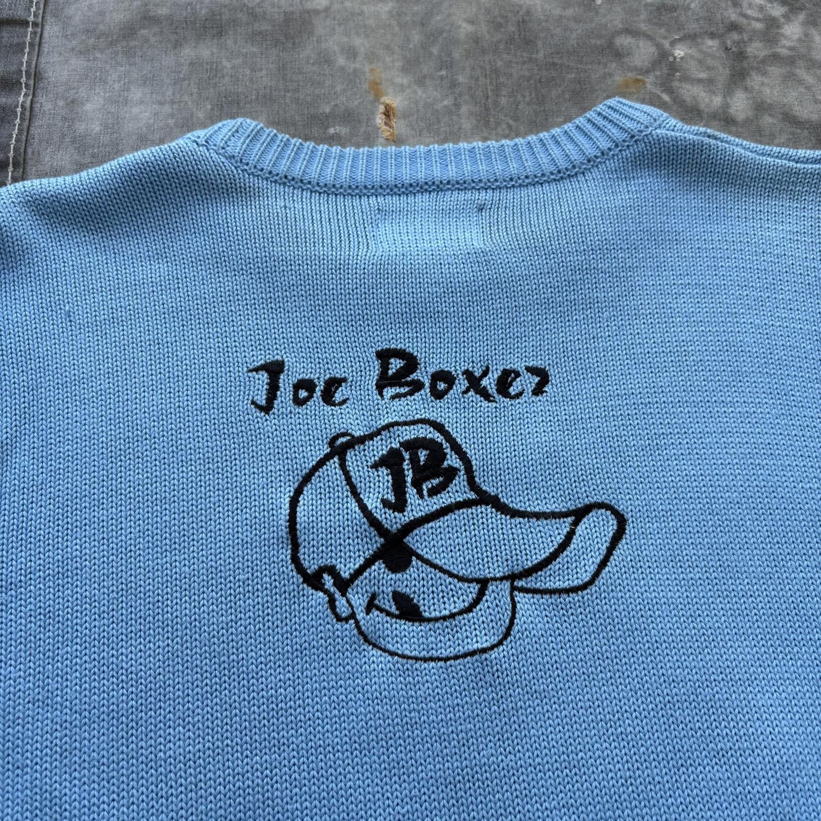 Joe Boxer Vintage Y2K Joe Boxer Embroidered Character Skater Sweater Size US M / EU 48-50 / 2 - 4 Thumbnail