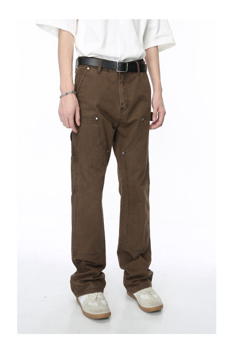 Japanese Brand American retro patchwork workwear flared jeans Size US 32 / EU 48 - 2 Thumbnail
