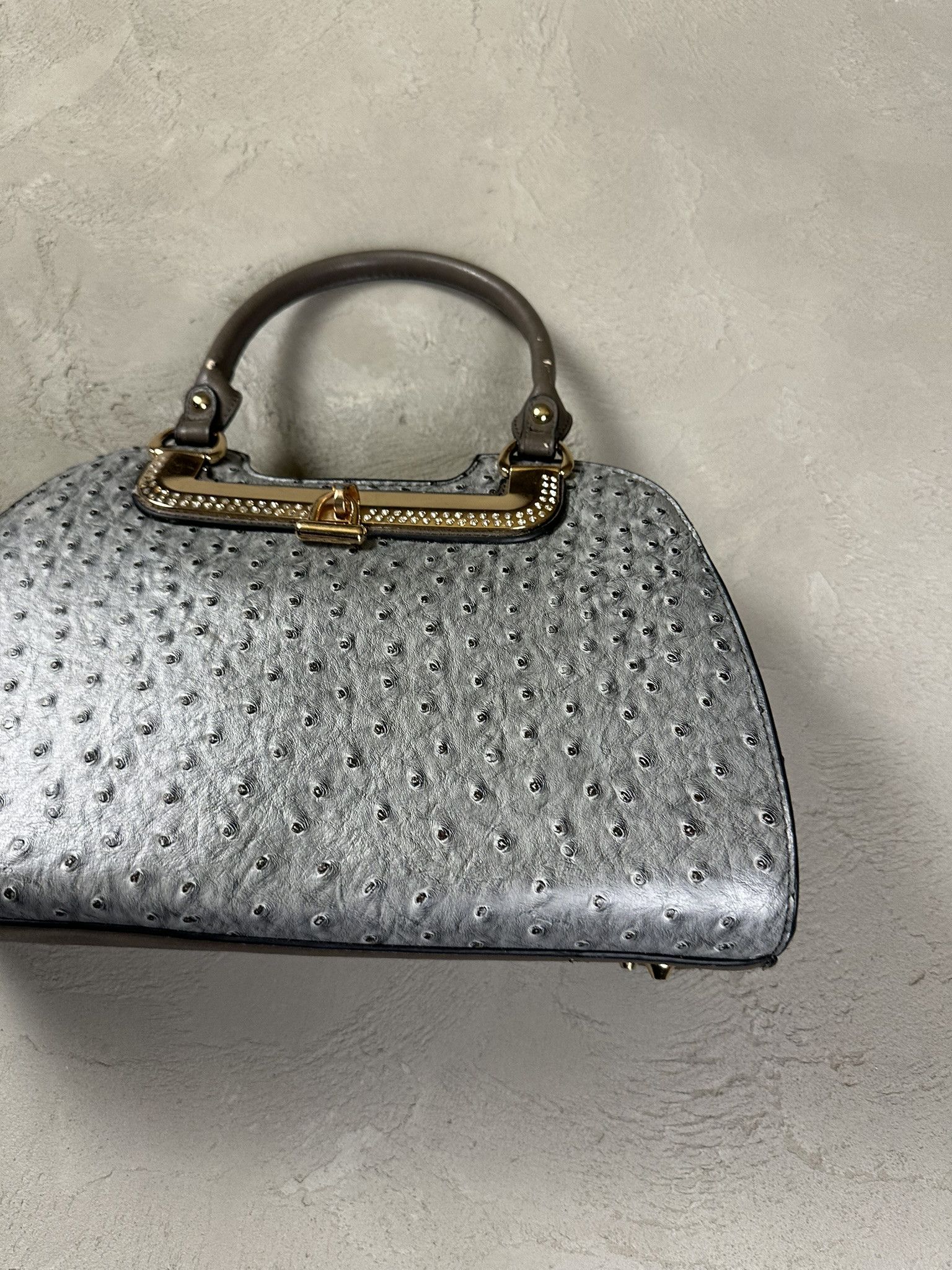 Japanese Brand Vintage Y2k Silver Shiney Handbag 2000s Size ONE SIZE - 3 Thumbnail