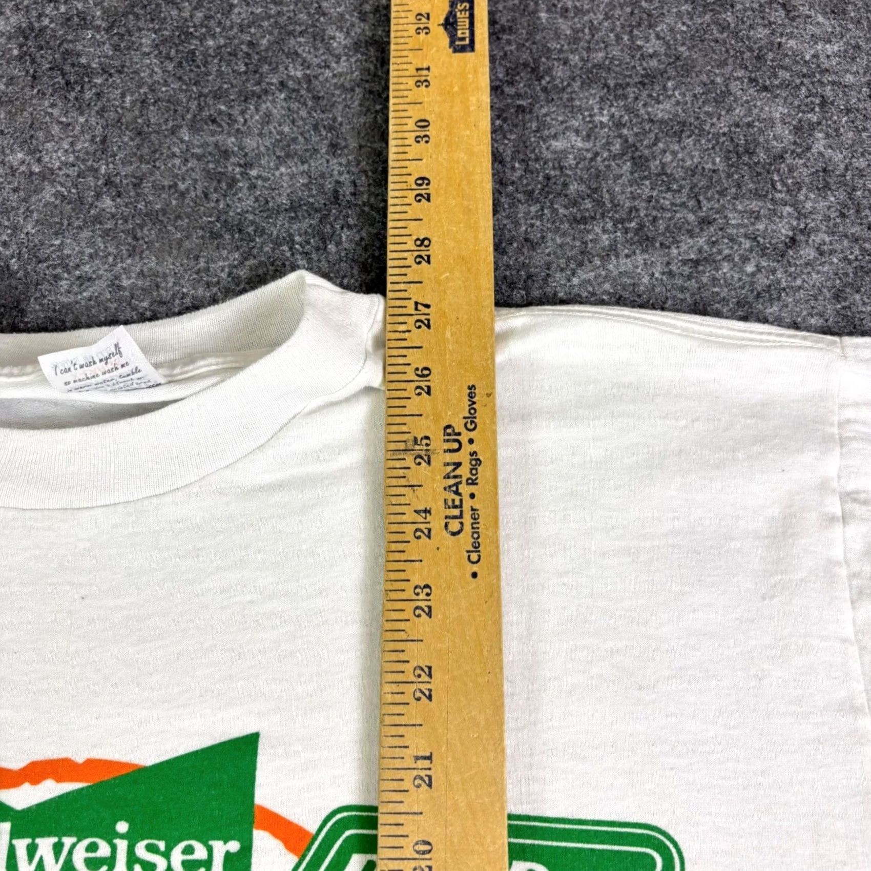 Budweiser VINTAGE Bud Light Irish T-Shirt XL White 1990s USA St Patricks Day Men Graphic Tee Short Sleeve Cotton Sportswear 1991 Budweiser Shirt XL Mens Size US XL / EU 56 / 4 - 4 Thumbnail