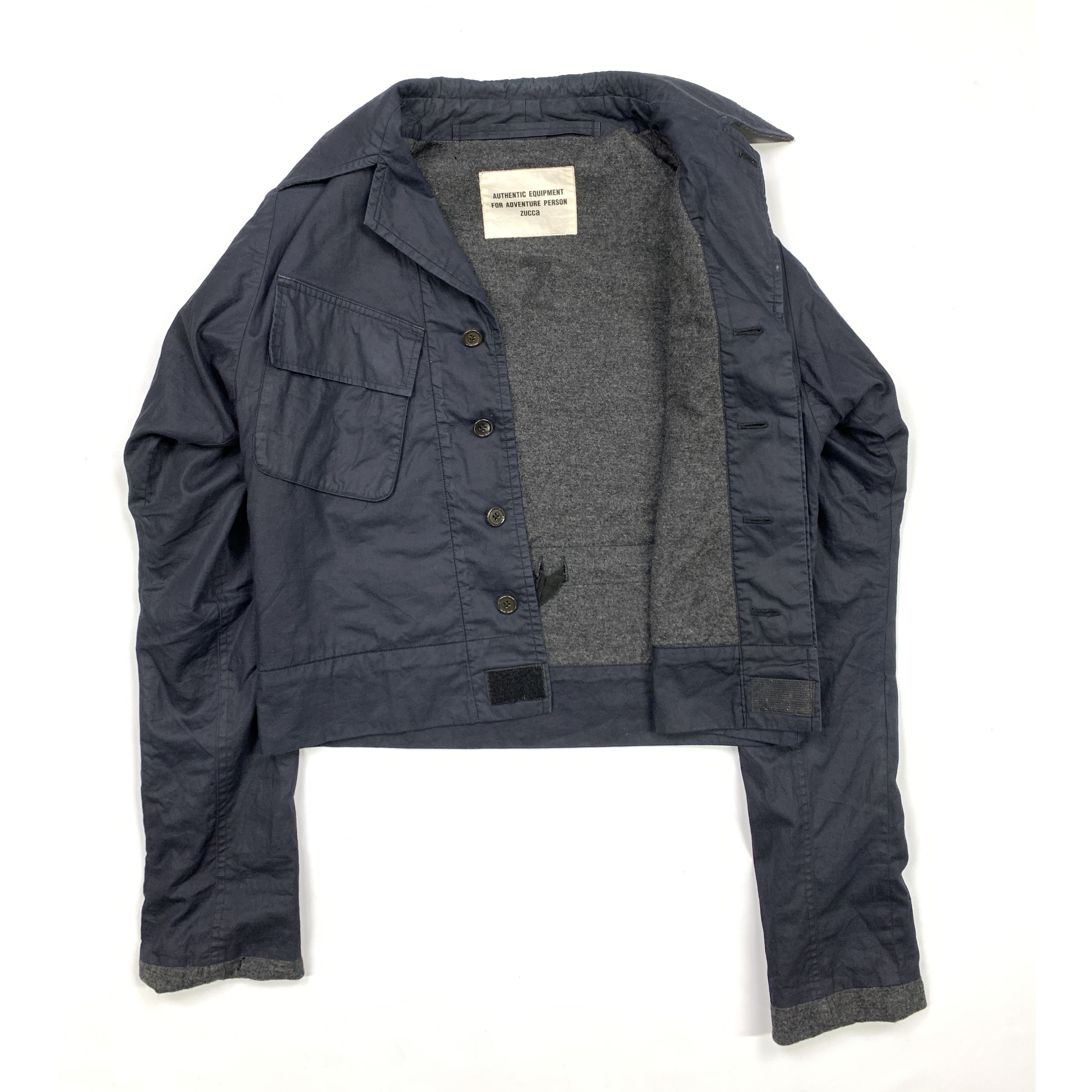 CABANE de ZUCCa 90s Cropped Military Jacket Size US S / EU 44-46 / 1 - 6 Thumbnail