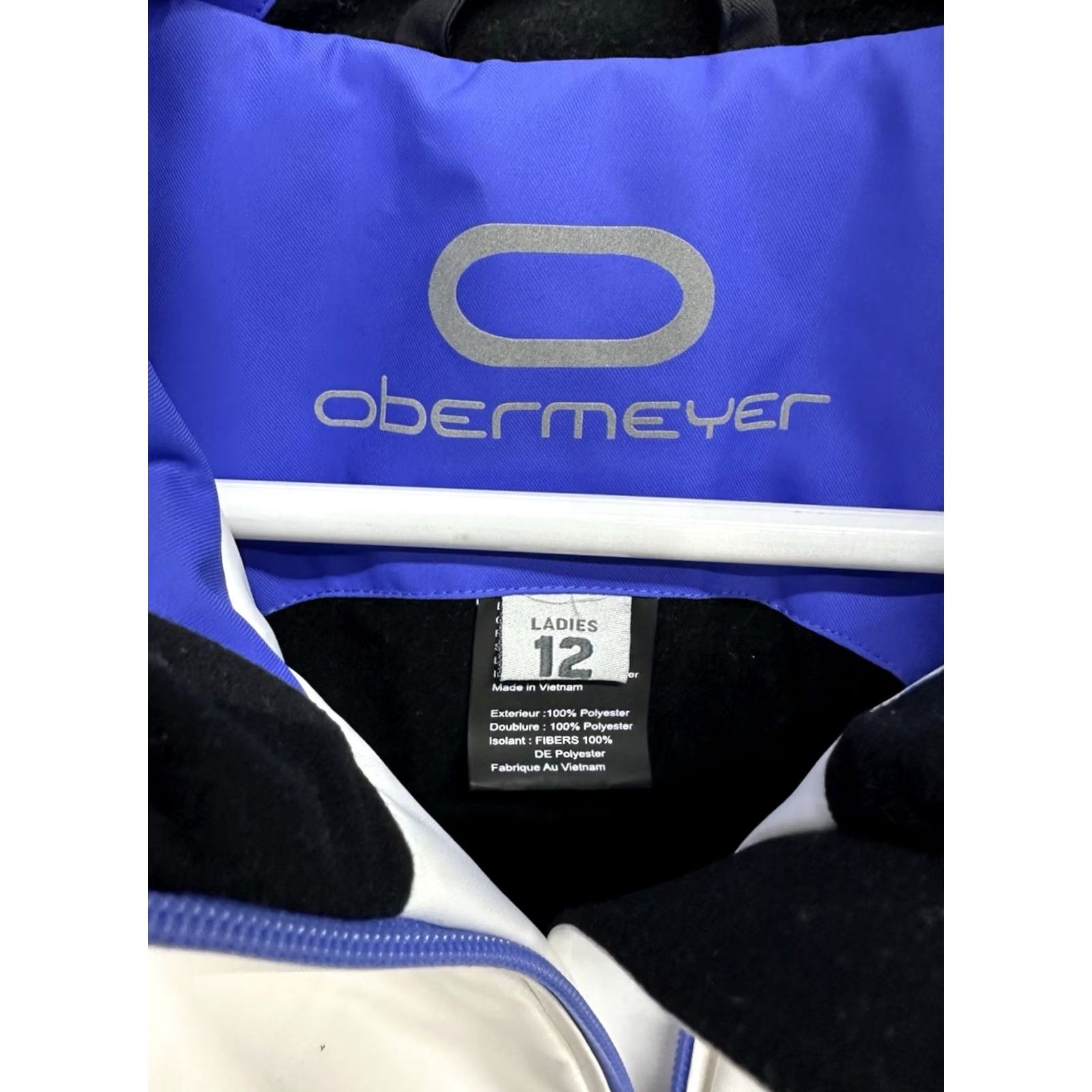 Obermeyer Obermeyer Coat Ski White Waterproof Women 12 Regular Hood Missing Recco Size XL / US 12-14 / IT 48-50 - 3 Thumbnail