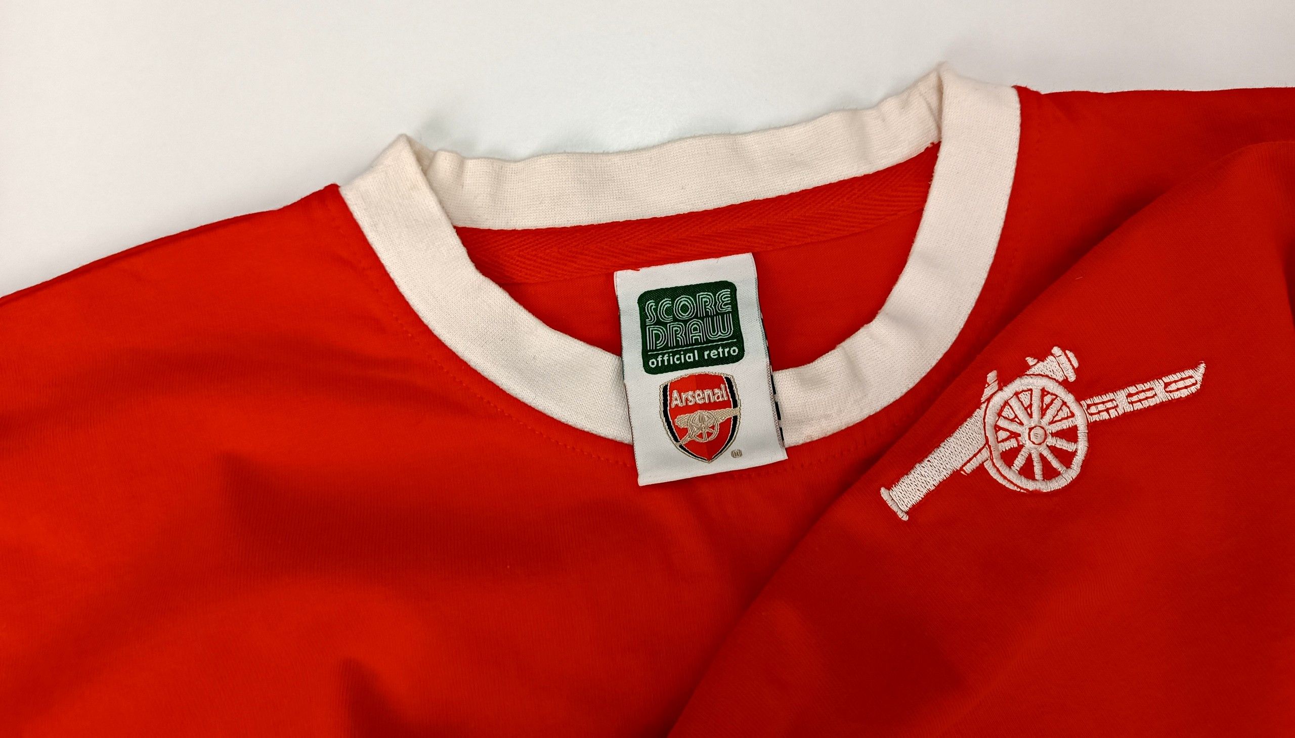 Other Score Draw Retro Arsenal 1971 Football Shirt Size L Size US L / EU 52-54 / 3 - 4 Thumbnail