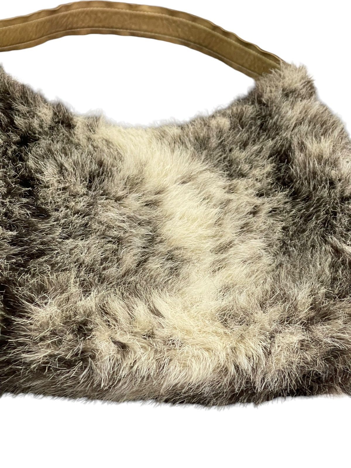Genuine Leather Full Hairy Fur Cherosita Tote Shoulder Bag 9🟩 Size ONE SIZE - 14 Thumbnail