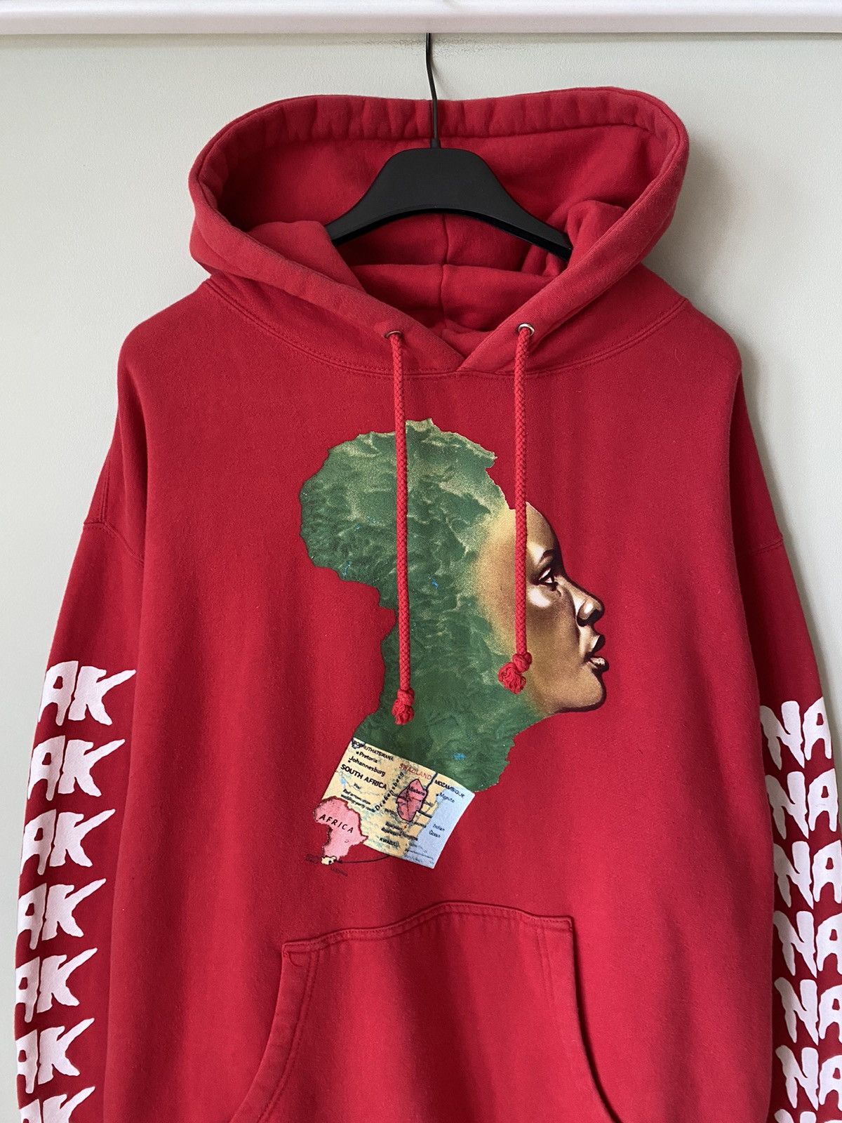 Fucking Awesome Fucking Awesome NAK Mother Africa boxy Hoodie red Size US L / EU 52-54 / 3 - 2 Thumbnail