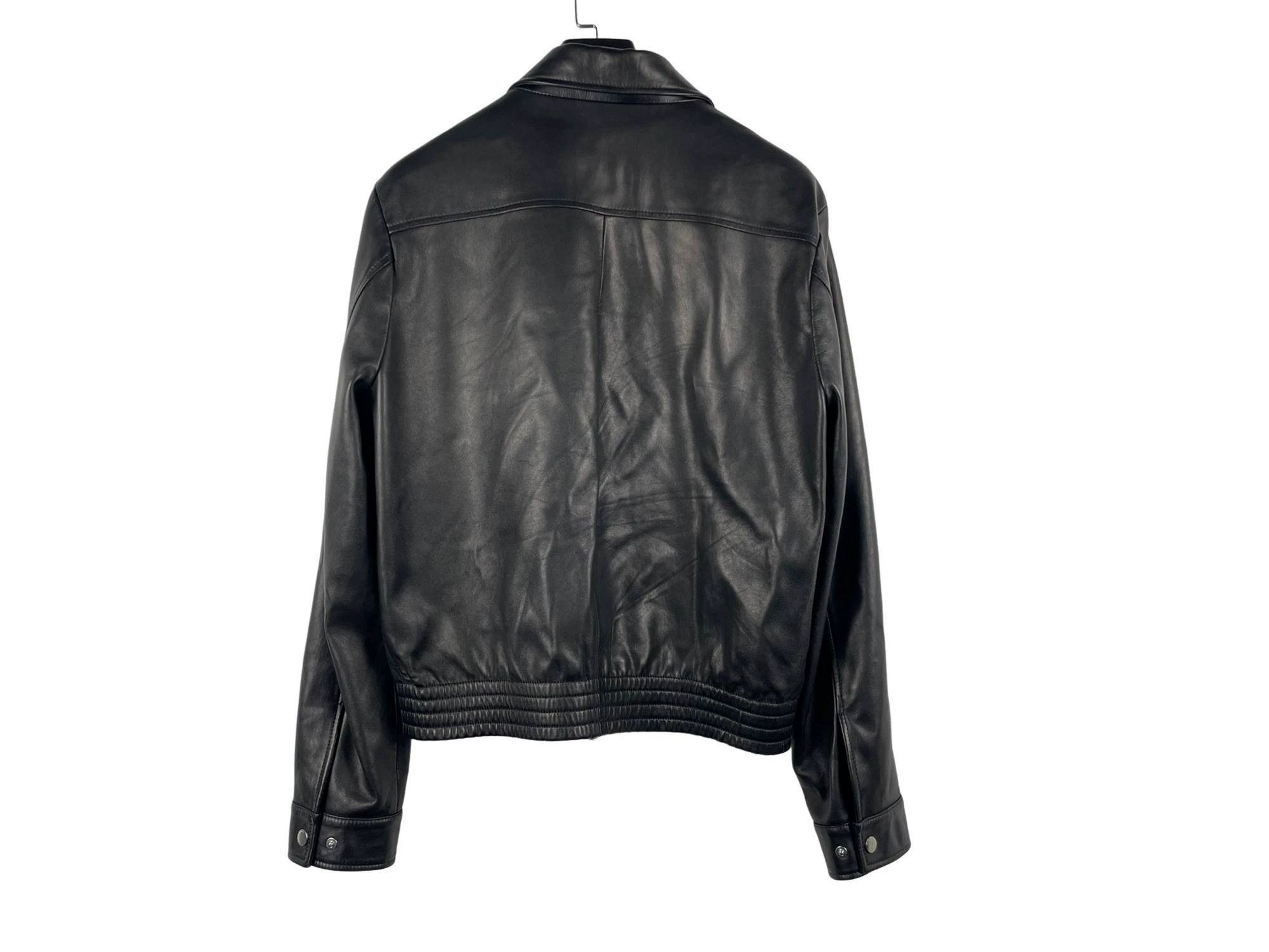 Amiri Amiri AW22 Logo Zipper Leather Jacket Size US M / EU 48-50 / 2 - 2 Thumbnail