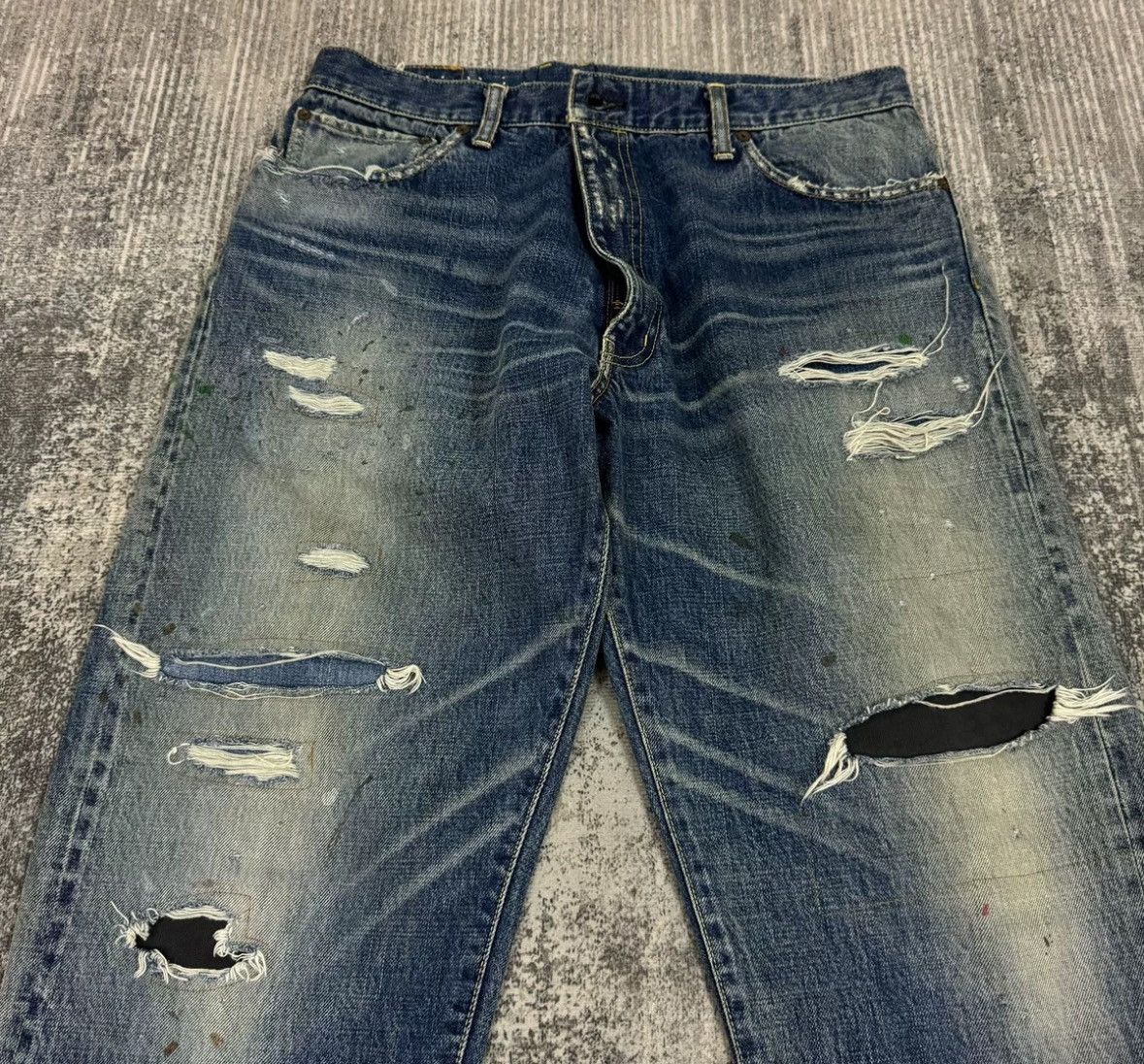 Visvim VISVIM 23AW I.C.T. SS JOURNEYMAN PANTS TACKED CRASH jeans Size US 32 / EU 48 - 3 Thumbnail